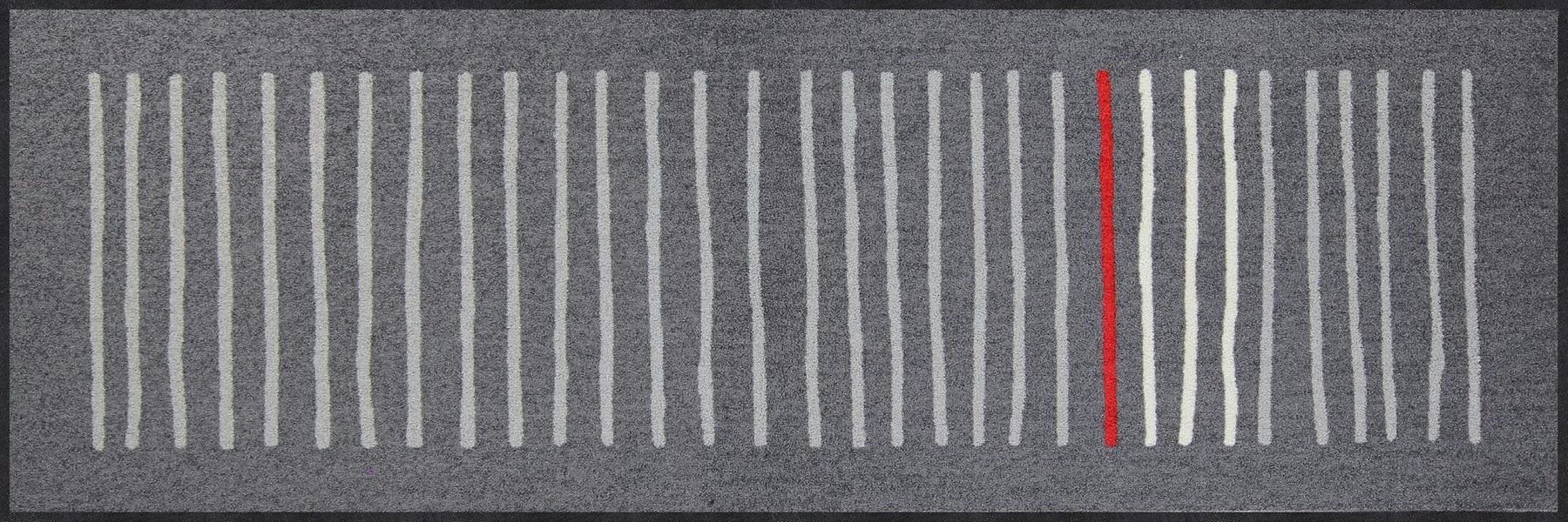 Läufer Salonloewe Läufer Mikado graphite waschbar 60x180 cm  Sauberlaufmatte, Salonloewe, Läufer, Höhe: 7 mm