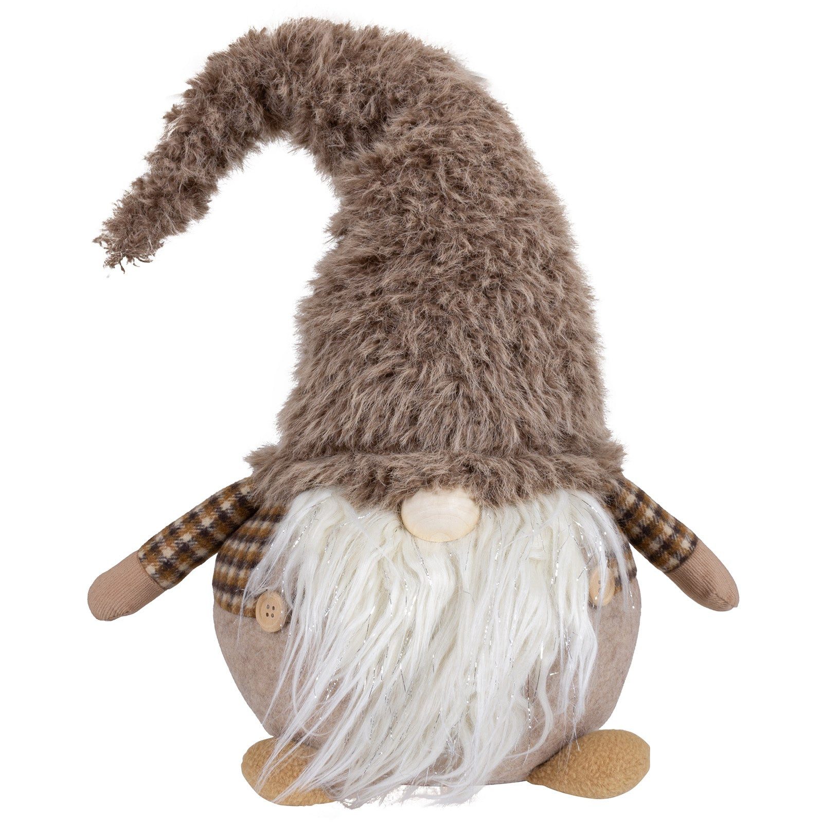 Christmas Paradise Wichtel Weihnachten 35 cm (65 cm) (Dekofigur, 1 St., sitzend), Weihnachtsdeko Gnom beige-braun
