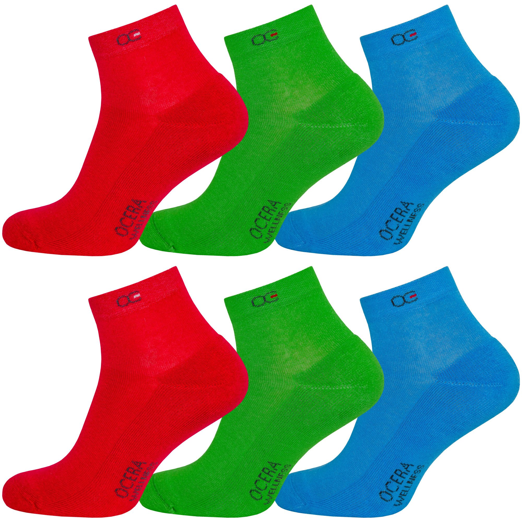 Kurzsocken Wellness Kurzschaft Socken mit Frotteesohle,Baumwolle, unisex, 6Paar