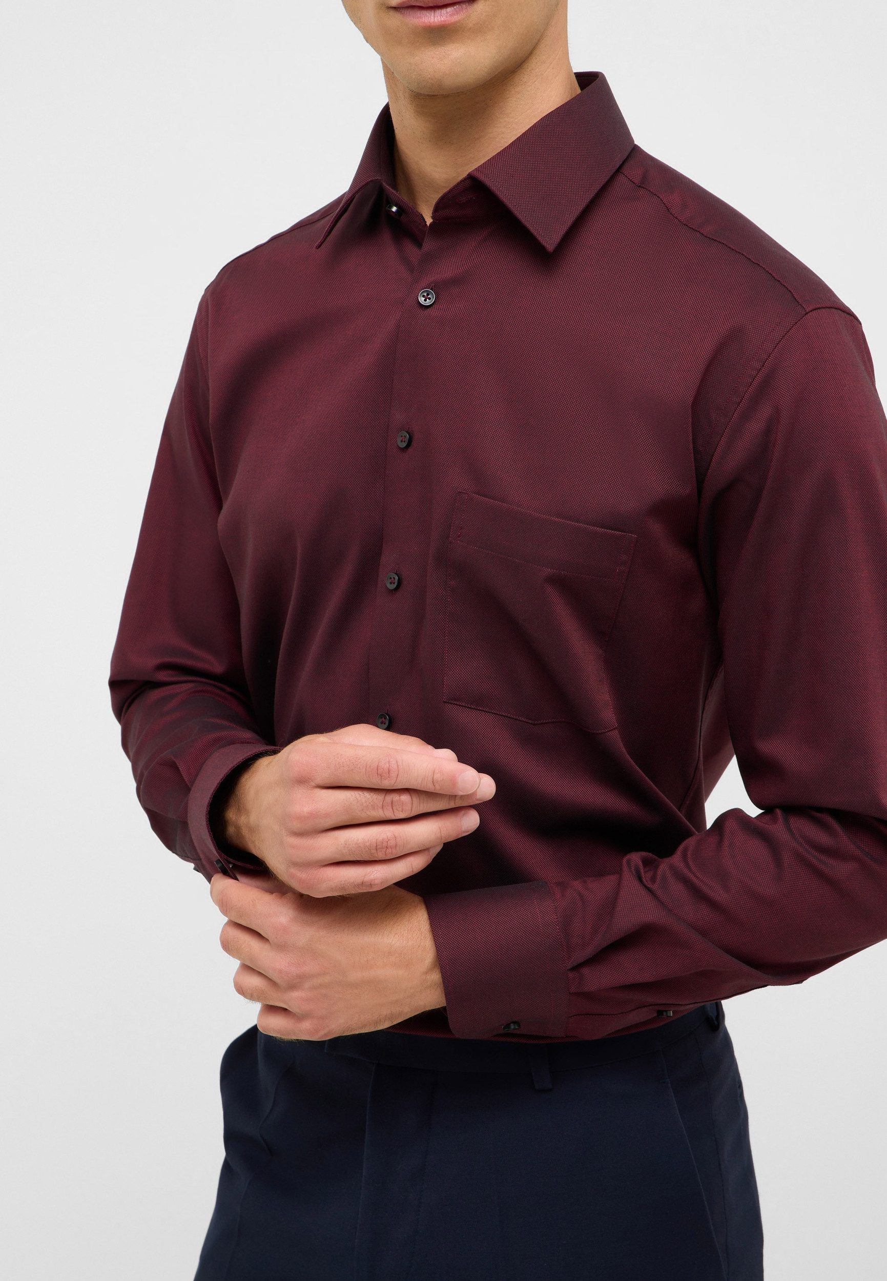 Eterna Businesshemd – Herren Businesshemd – elegantes Langarm Hemd aus reiner