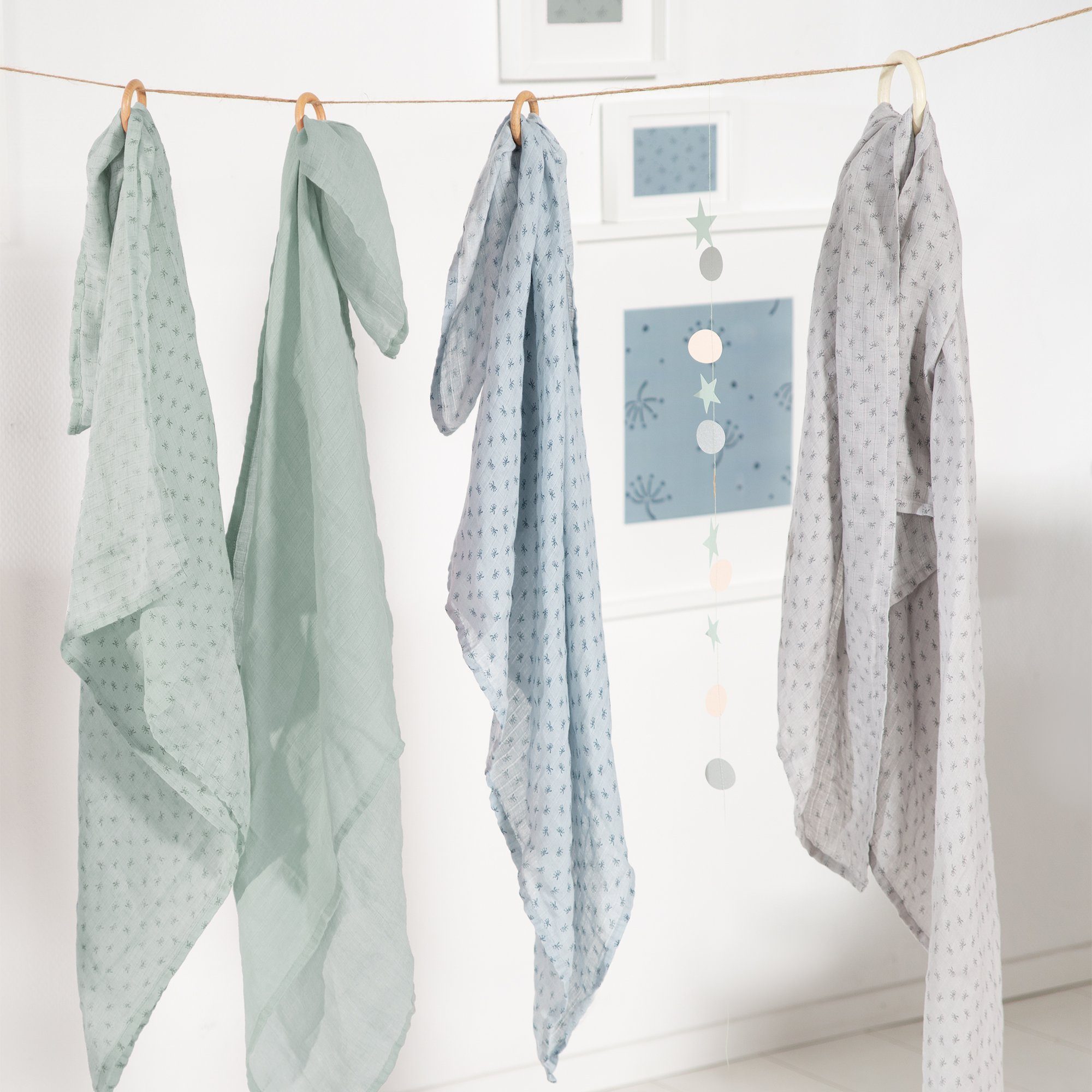 roba® Stoffwindeln Lil Planet 3-teiliges Windelset, in verschiedenen Farben