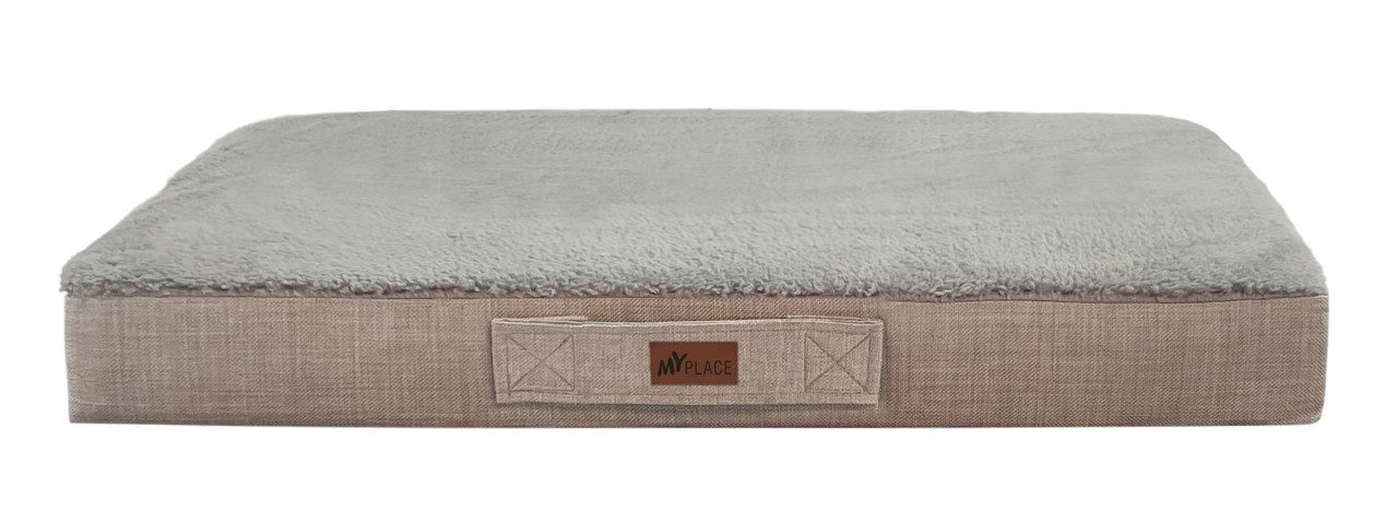 Paw Inspired Waschbare Hundematte Für Käfige 104,1 X 71,1 Cm – Gepolstert, Auslaufsicher, Rutschfest, Grau