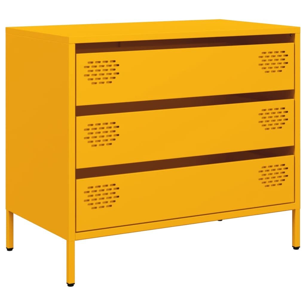 vidaXL Sideboard Sideboard Senfgelb 68x39x58,5 cm günstig online kaufen