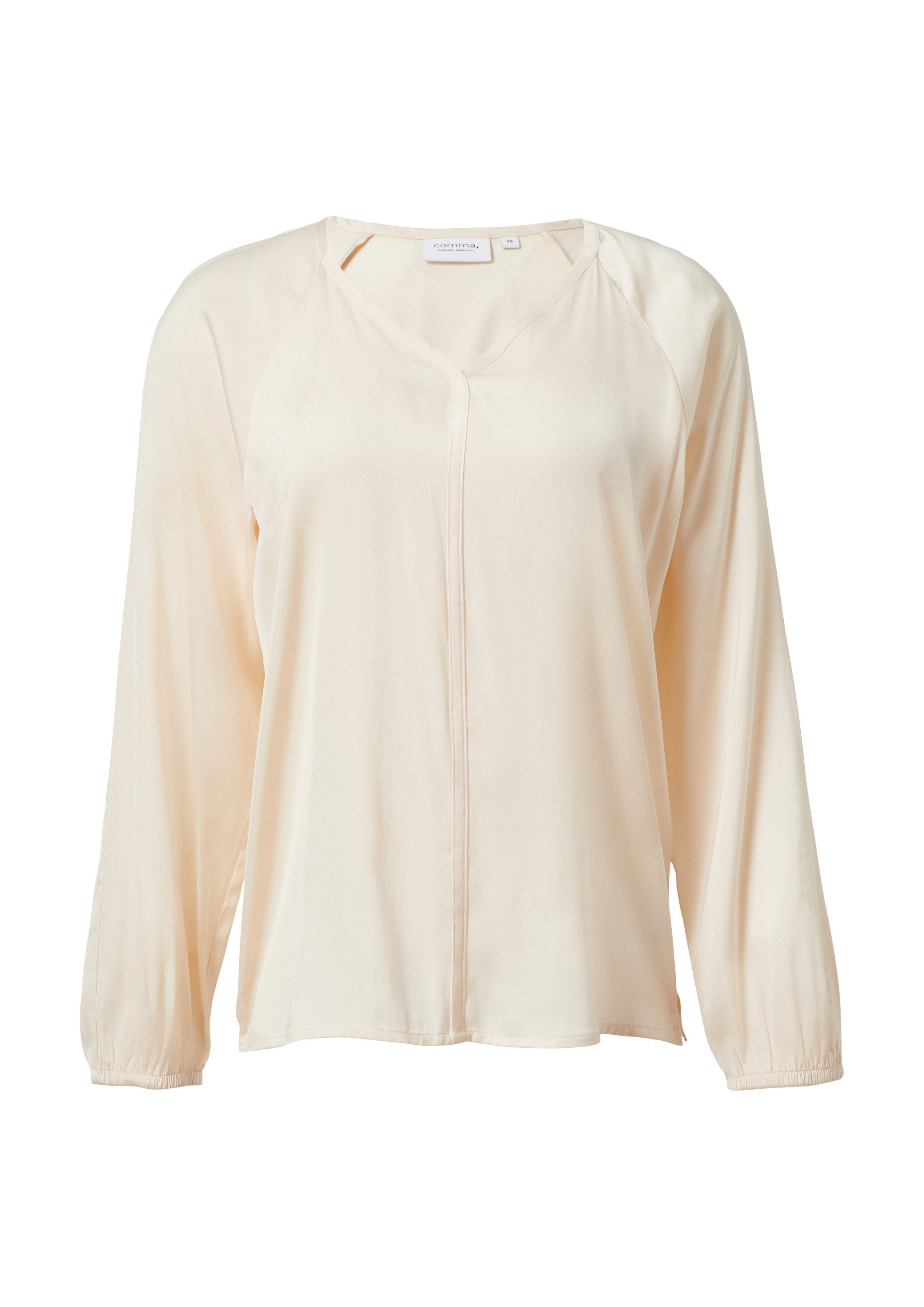 comma Langarmbluse Bluse Blusenshirt mit Raglanärmeln günstig online kaufen