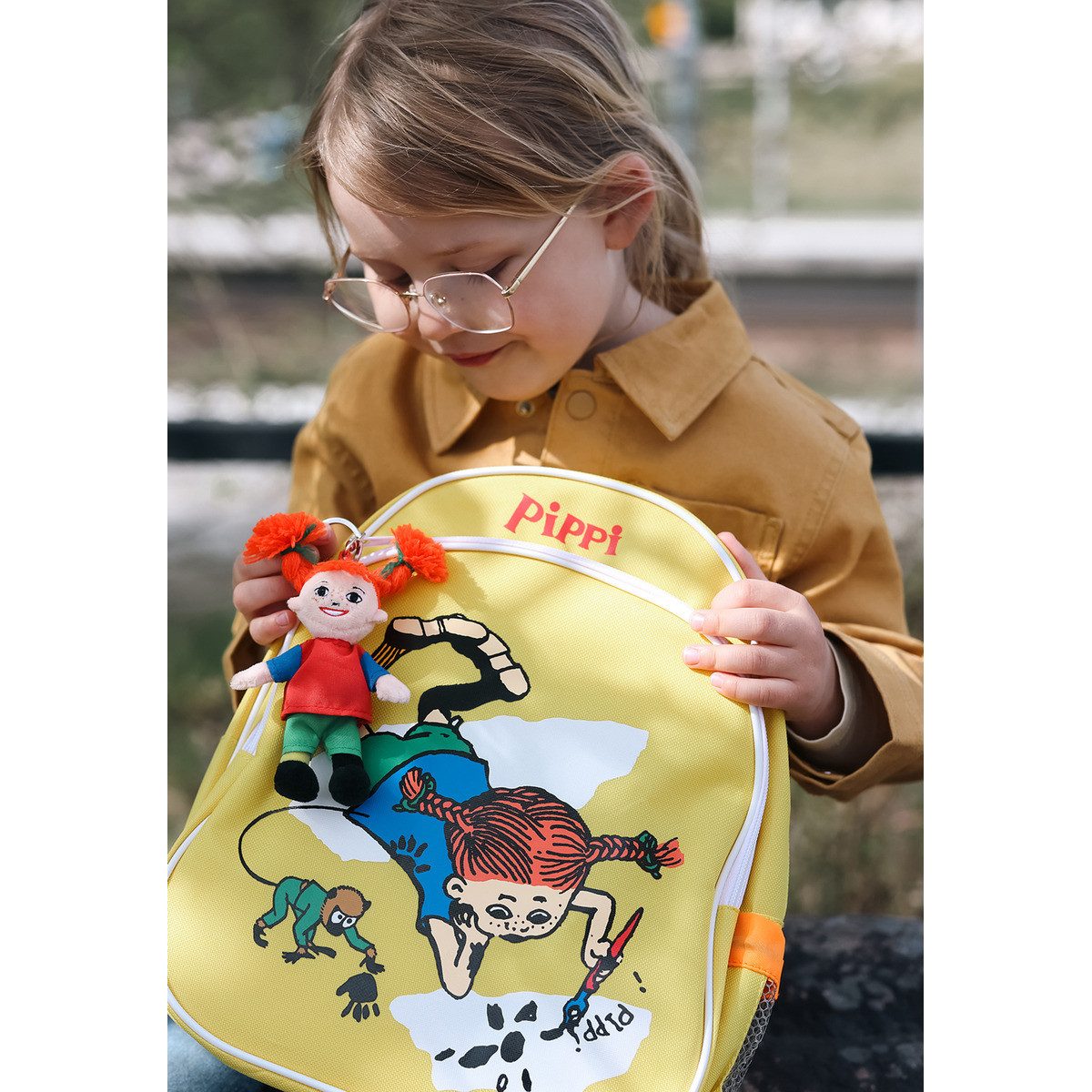 Pippi Langstrumpf Stoffpuppe Pippi Langstrumpf Mädchen (1-tlg)
