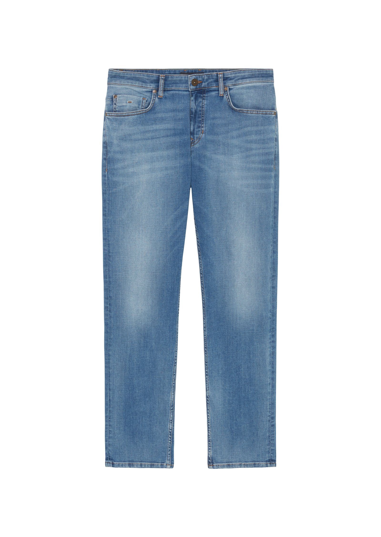 Regular-fit-Jeans aus Bio-Baumwoll-Mix