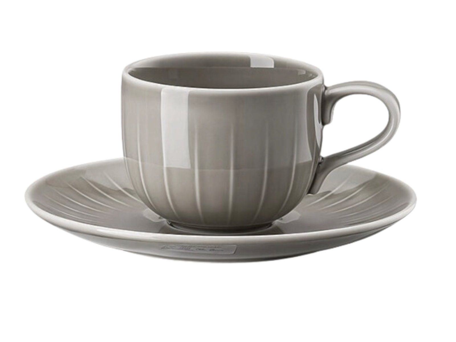 ARZBERG Tasse Joyn Grau Kaffeetasse 2tlg., Porzellan