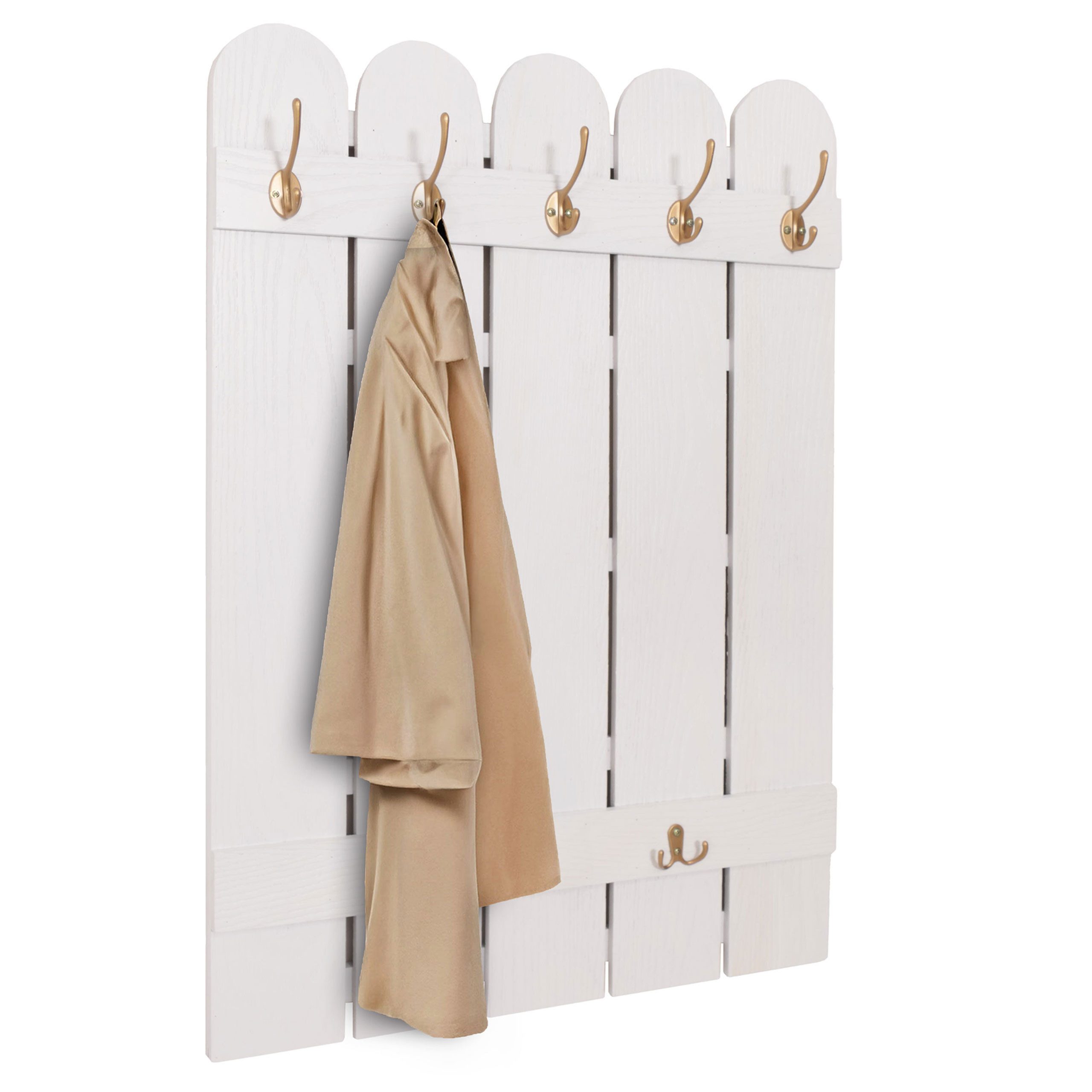 MCW Garderobenpaneel MCW-N95, 7 Haken, Einfache Montage (Haken montieren)