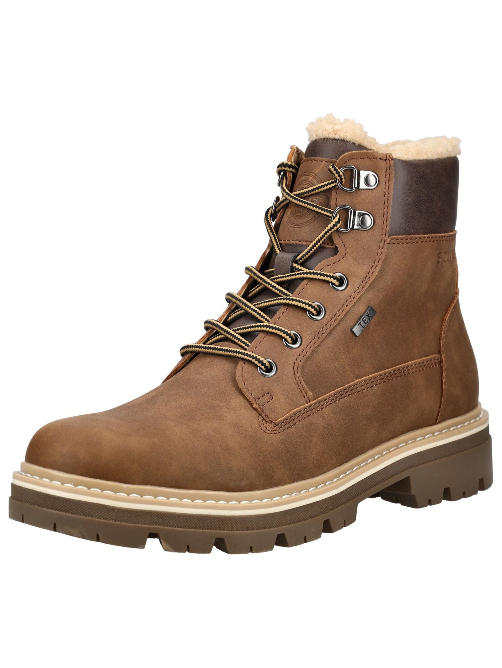 s.Oliver s.Oliver Stiefelette Lederimitat Schnürstiefelette