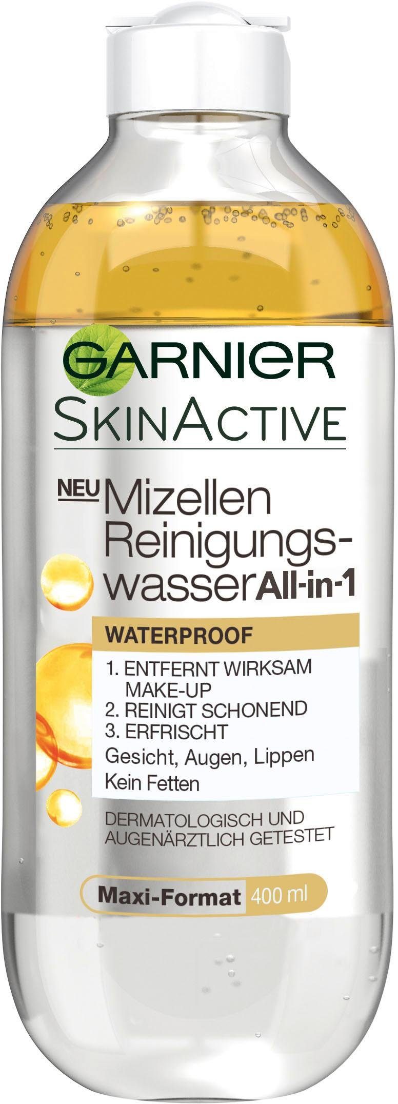 Gesichtswasser Waterproof GARNIER All-In-One Mizellen Gesichtswasser