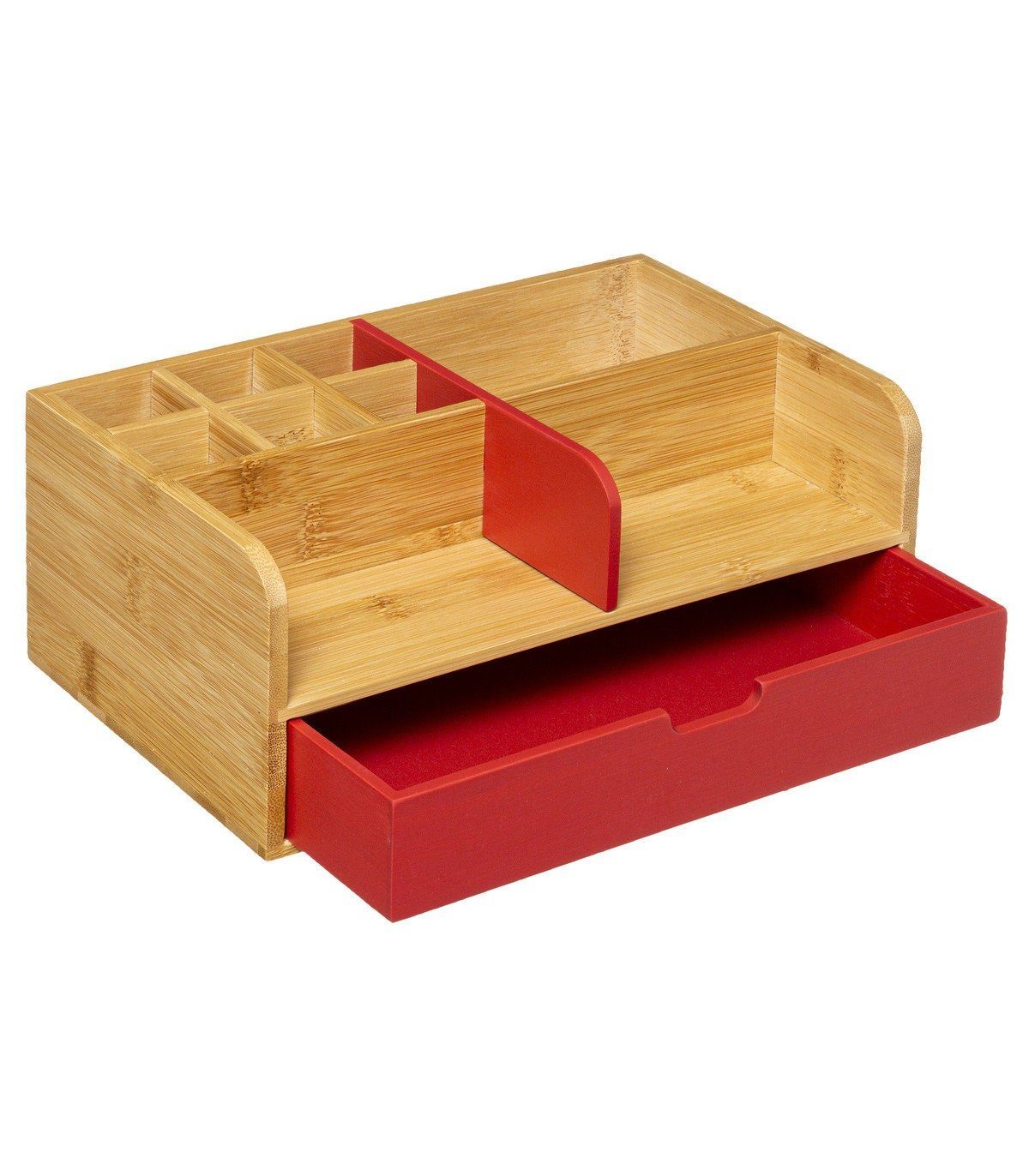 Mex Bam Büro GILDE Schubladenbox 1 100% aus Schublade Organizer Rot Dekoobjekt Schreibtisch