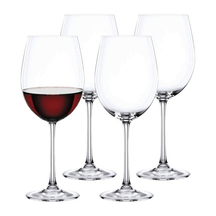 Nachtmann Rotweinglas Vivendi Bordeauxgläser 763 ml 4er Set Kristallglas