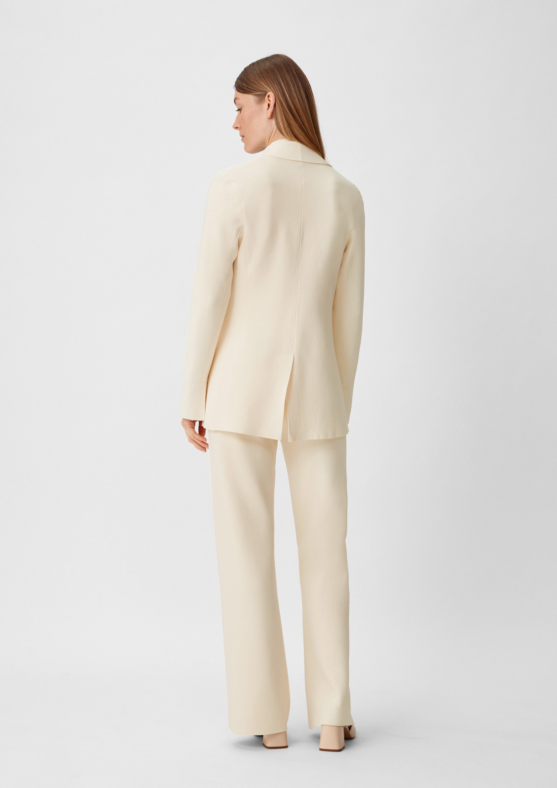 comma Jackenblazer Indoor-Blazer Blazer aus Feinstrick