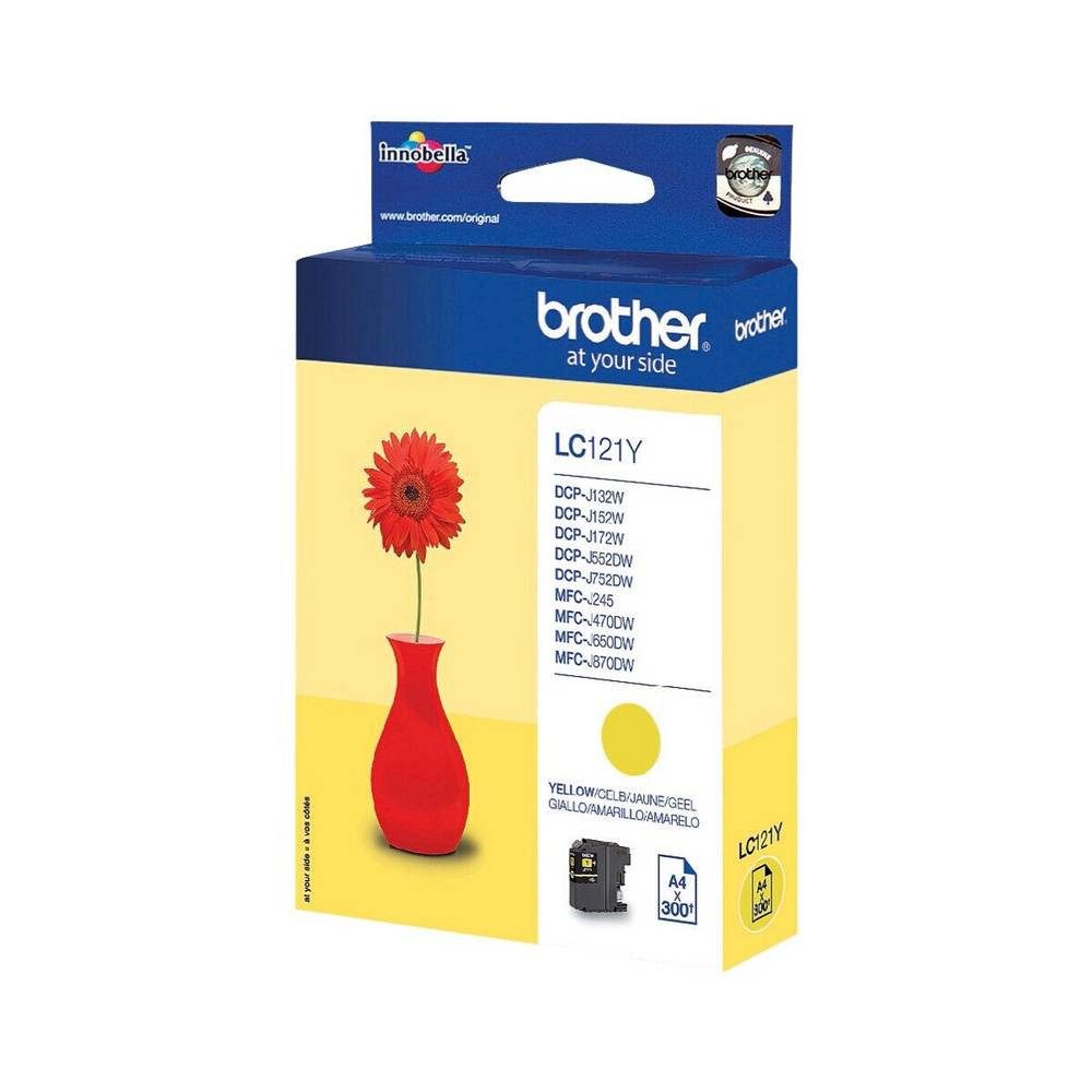 Brother Tintenpatrone LC121Y Tintenpatrone
