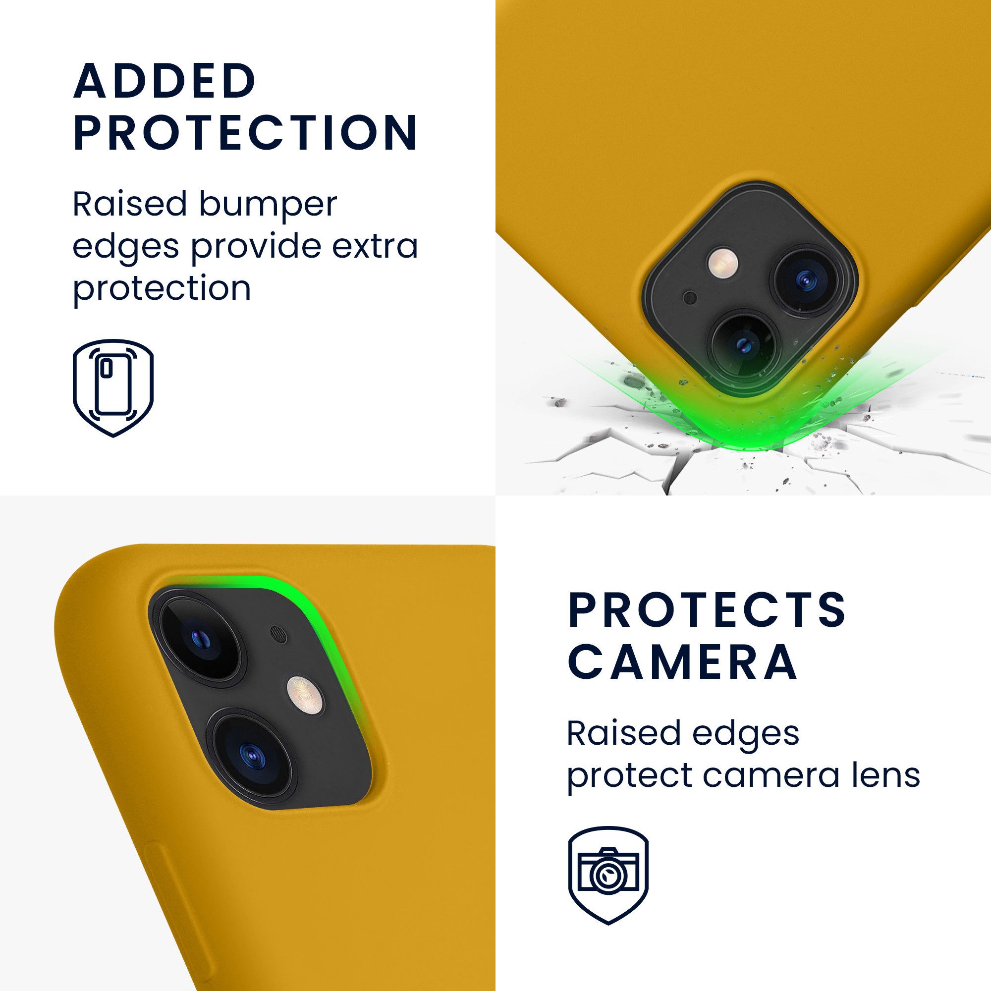 kwmobile Handyhülle Slim Case für Apple iPhone 11, Hülle Silikon Handy - Handyhülle gummiert