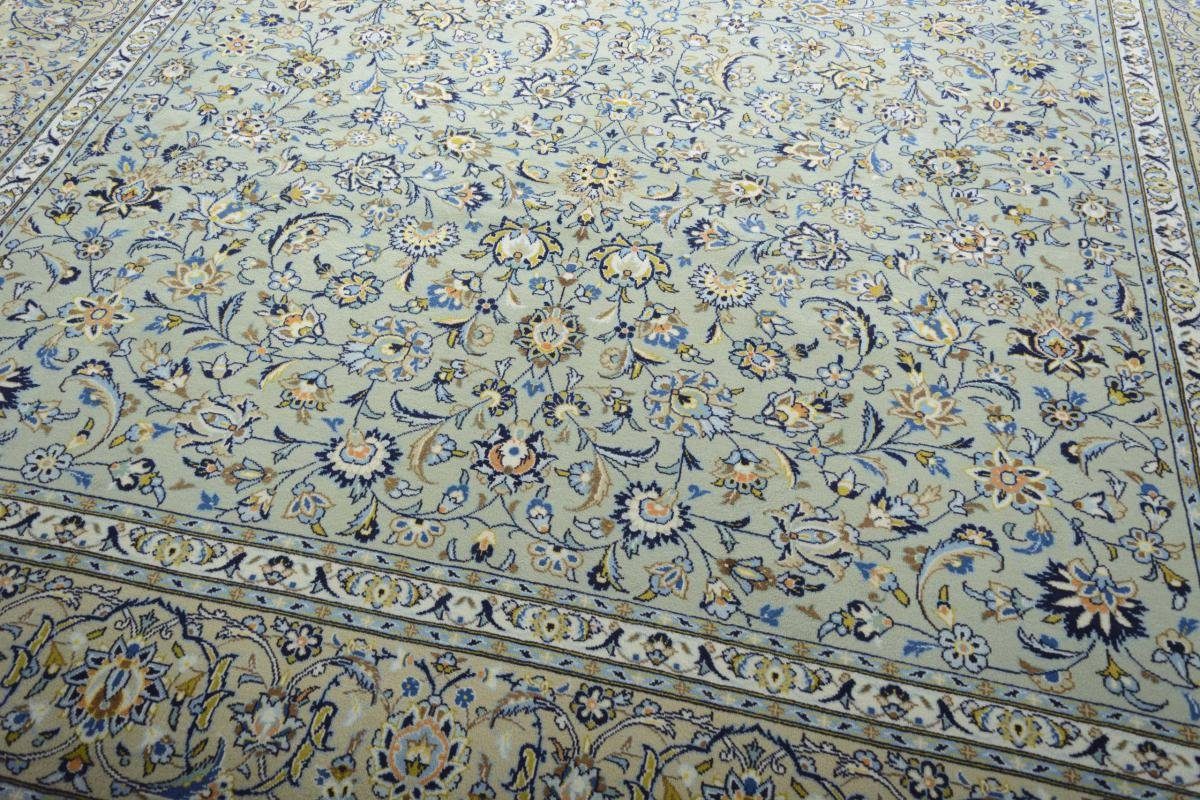 Orientteppich Keshan Trading, mm Höhe: Perserteppich, 12 Handgeknüpfter Nain rechteckig, / 306x395 Orientteppich