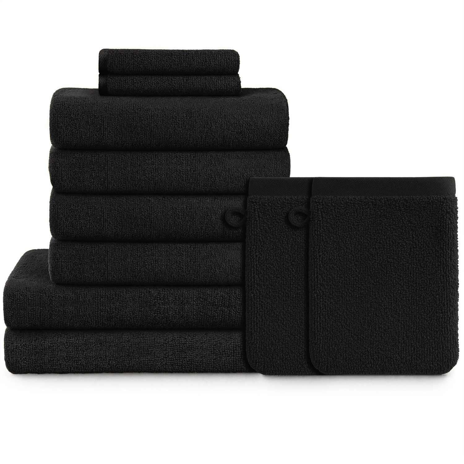 Blumtal Handtuch Set Blumtal 10 Teilig - Handtücher Set 100% Baumwolle, wei günstig online kaufen