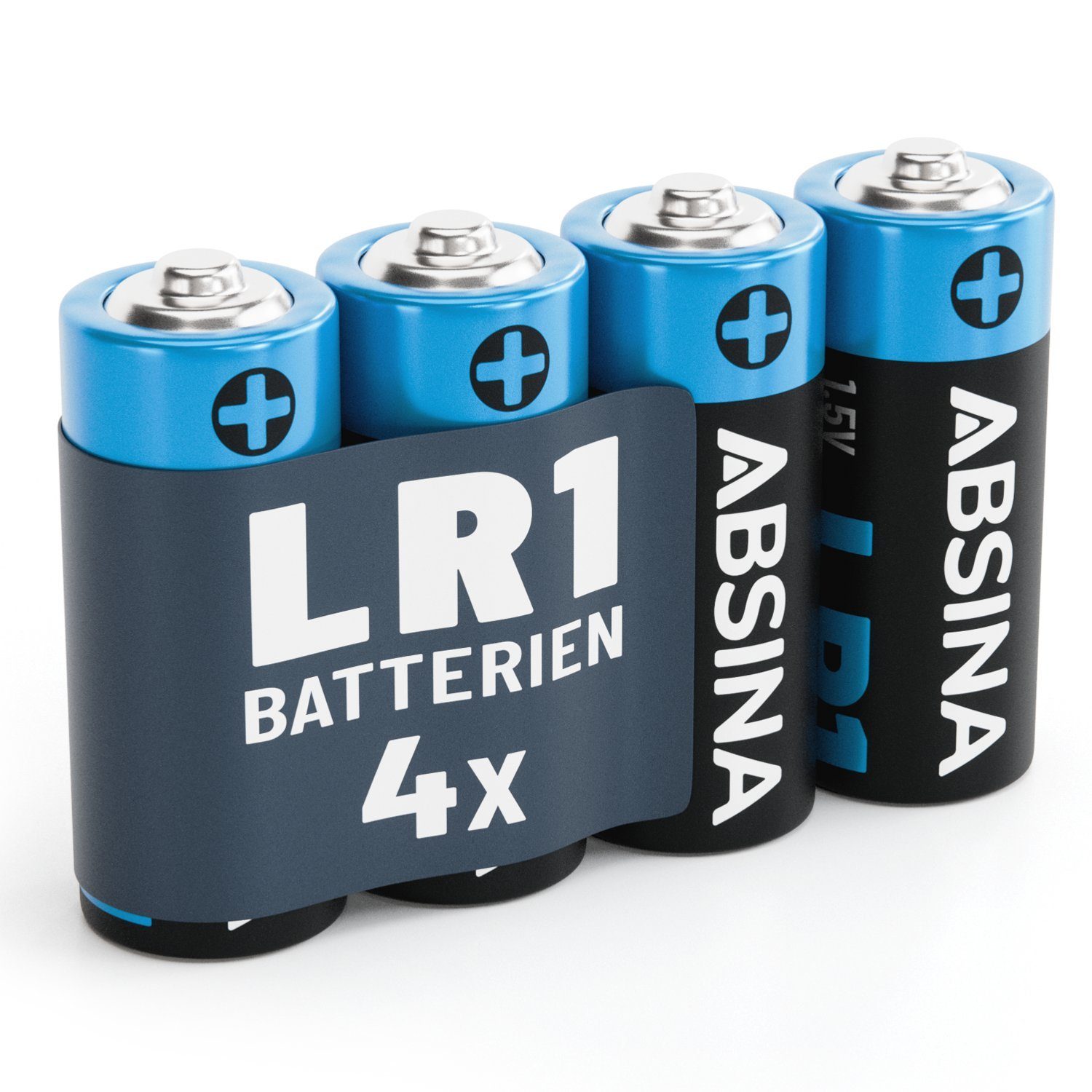 ABSINA 4x Batterie LR1 N Lady für Garagentoröffner, Taschenrechner, 5V Batterie, (1 St)
