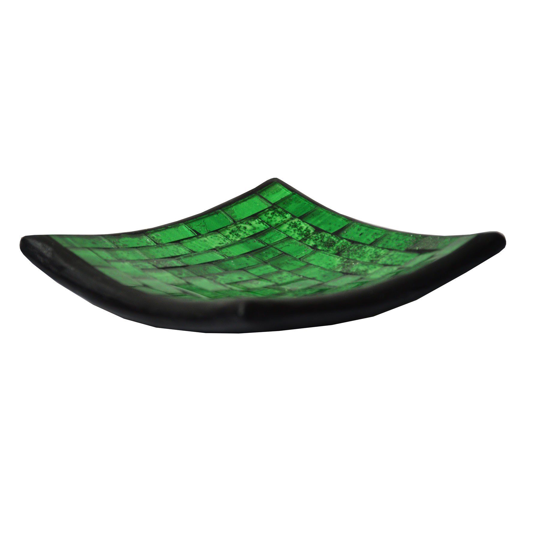 SIMANDRA Dekoschale Mosaik Schale verschieden Größen & Farben (1 Stück) Grün | Dekoschalen