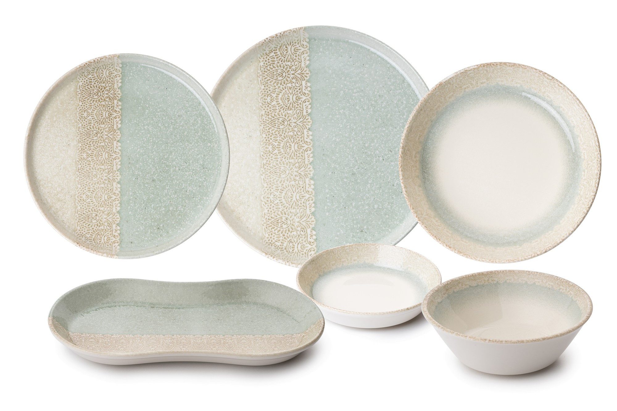 Teller-Set 100% PORCELAIN L3151