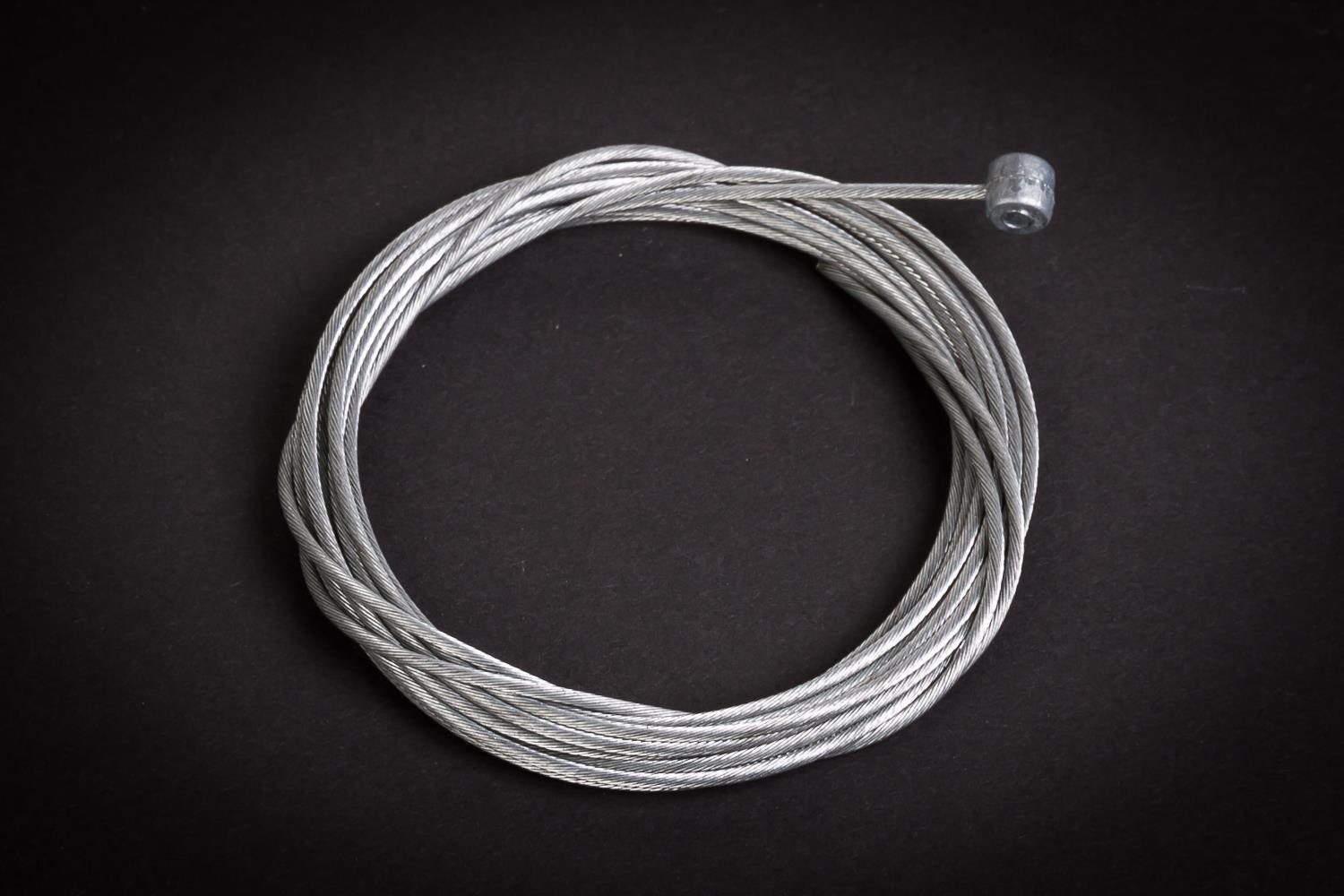 Non-Branded Bremszug Fahrrad Bremszug Innenzug Bremsseil Walzennippel 2500mm Tandem