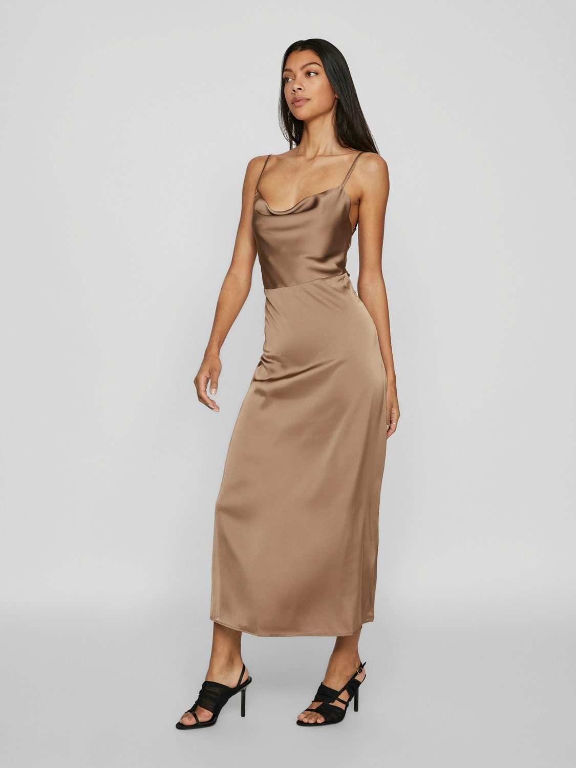 Vila Trägerkleid VIRAVENNA STRAP ANKLE DRESS - NOOS