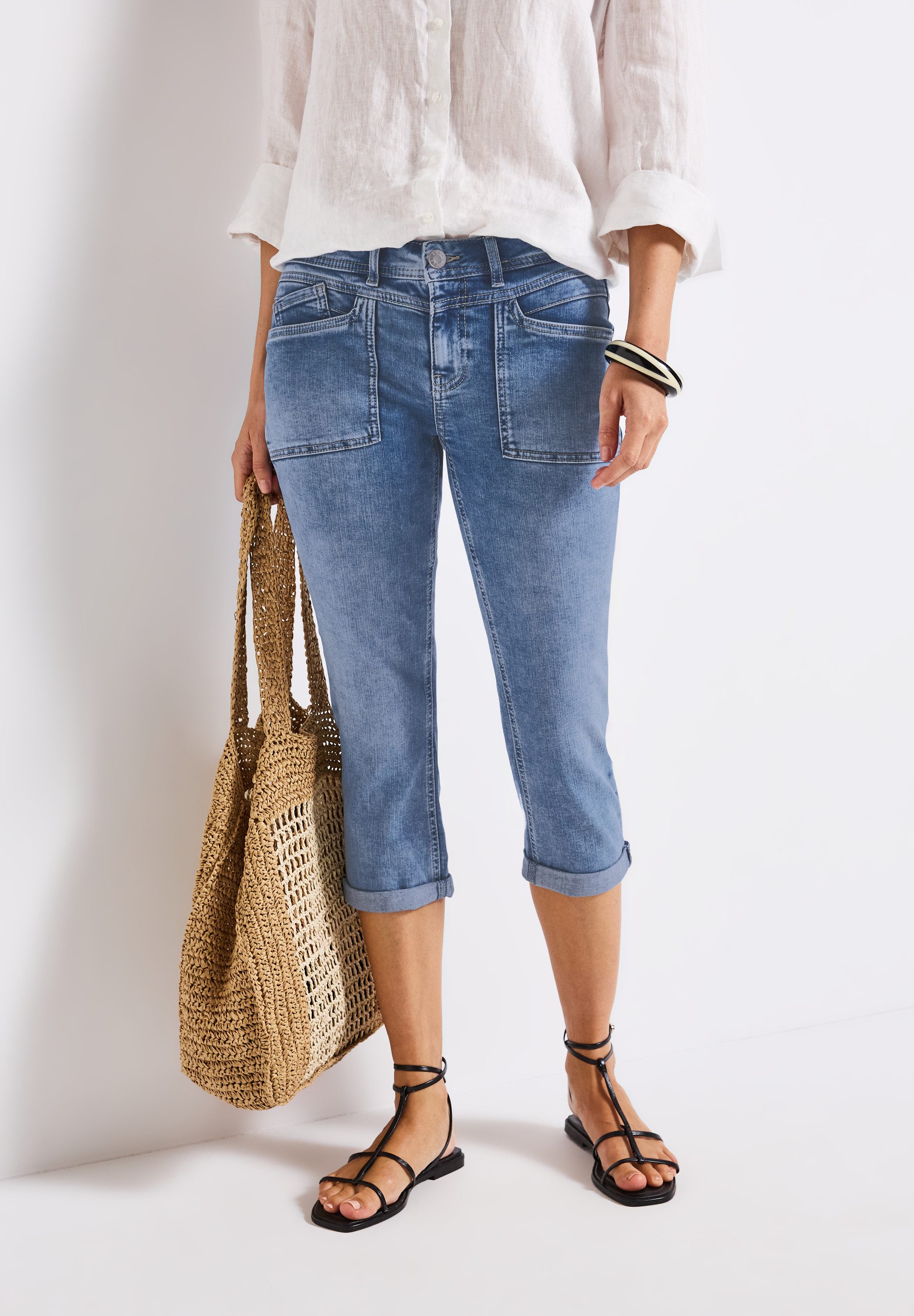 STREET ONE Caprijeans Style JANE mit günstig online kaufen