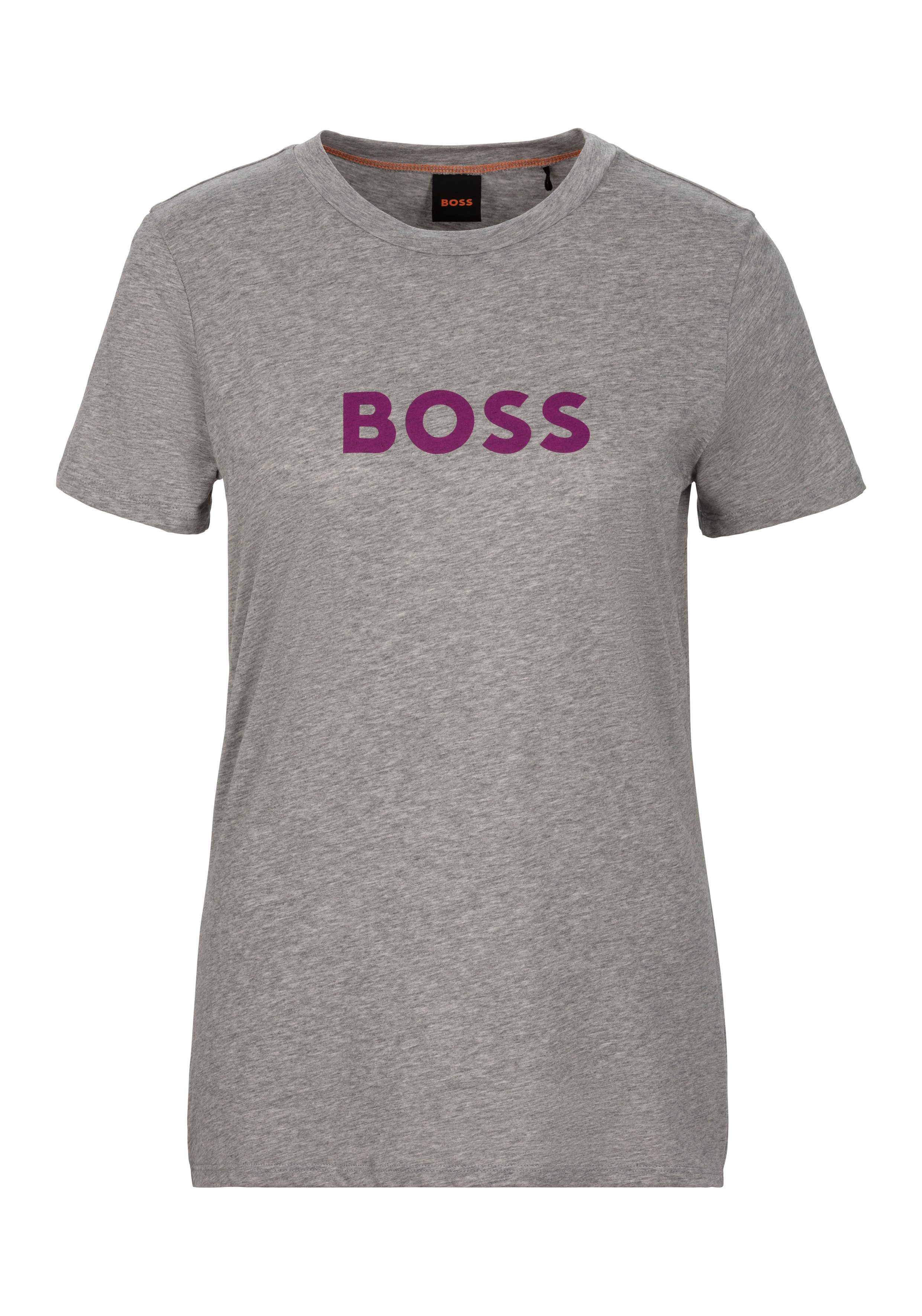 BOSS ORANGE T-Shirt Elogo Premium Damenmode günstig online kaufen