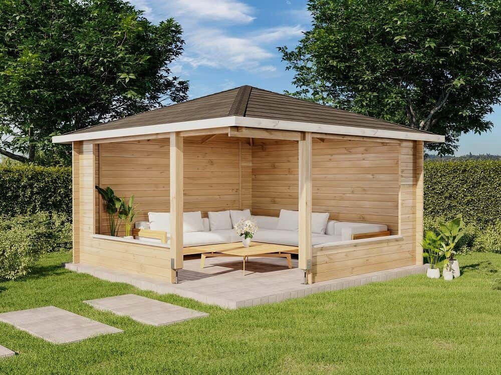 Alpholz Pavillon 5-Eck Maik-40