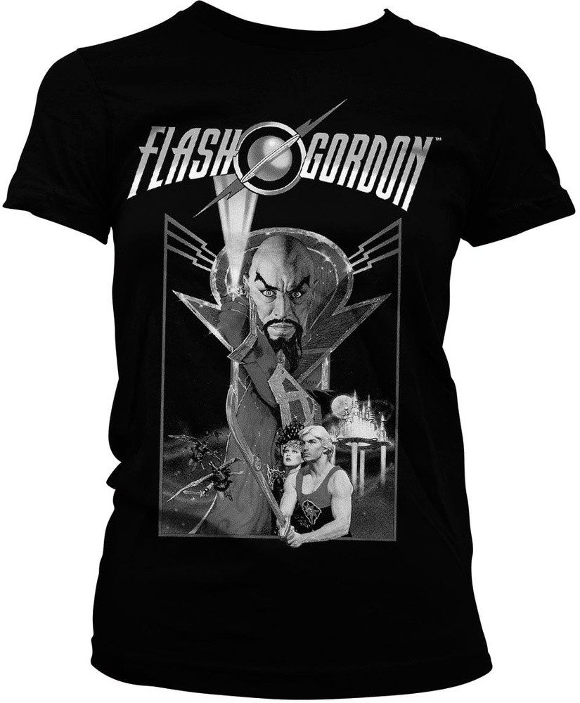 Flash Gordon T-Shirt Vintage Poster Girly Tee