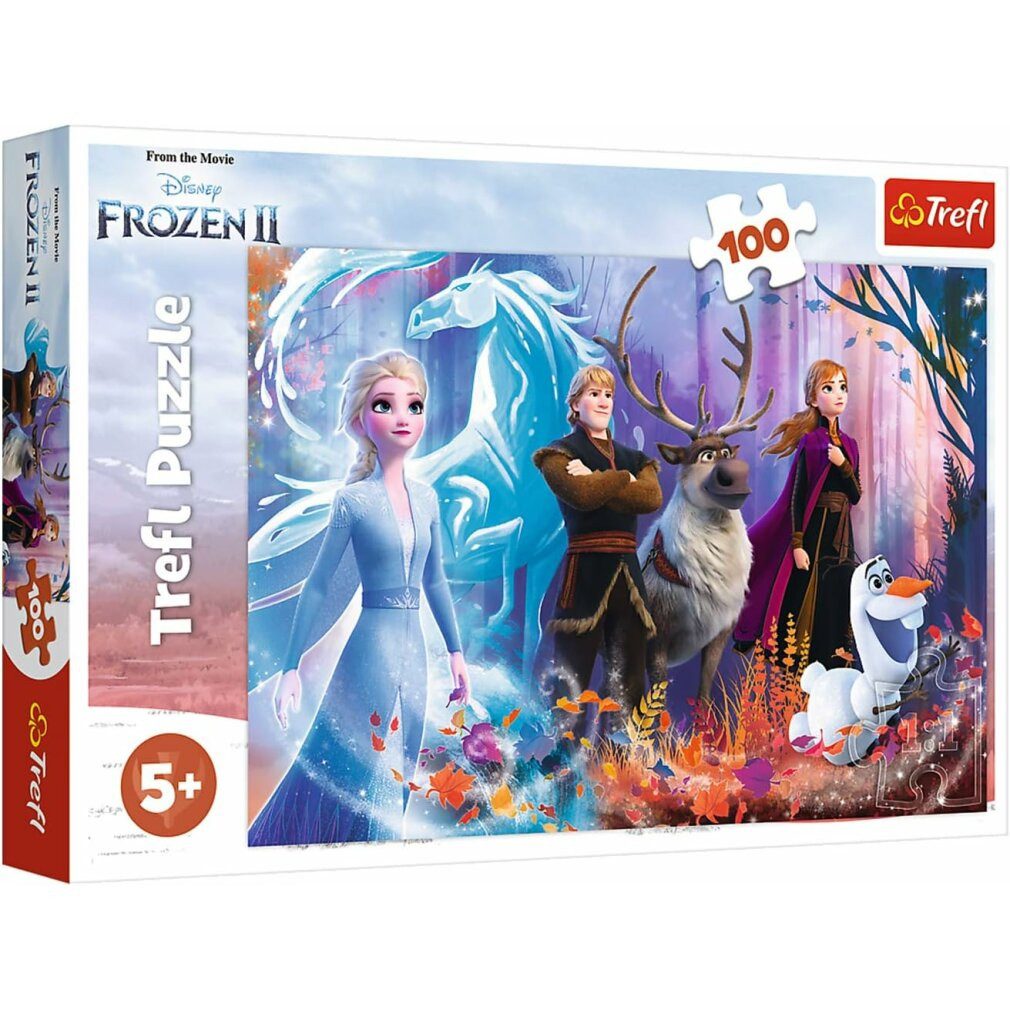 Trefl Puzzle Puzzle Ice Kingdom 2: Frostige Magie 100 Teile, Puzzleteile günstig online kaufen