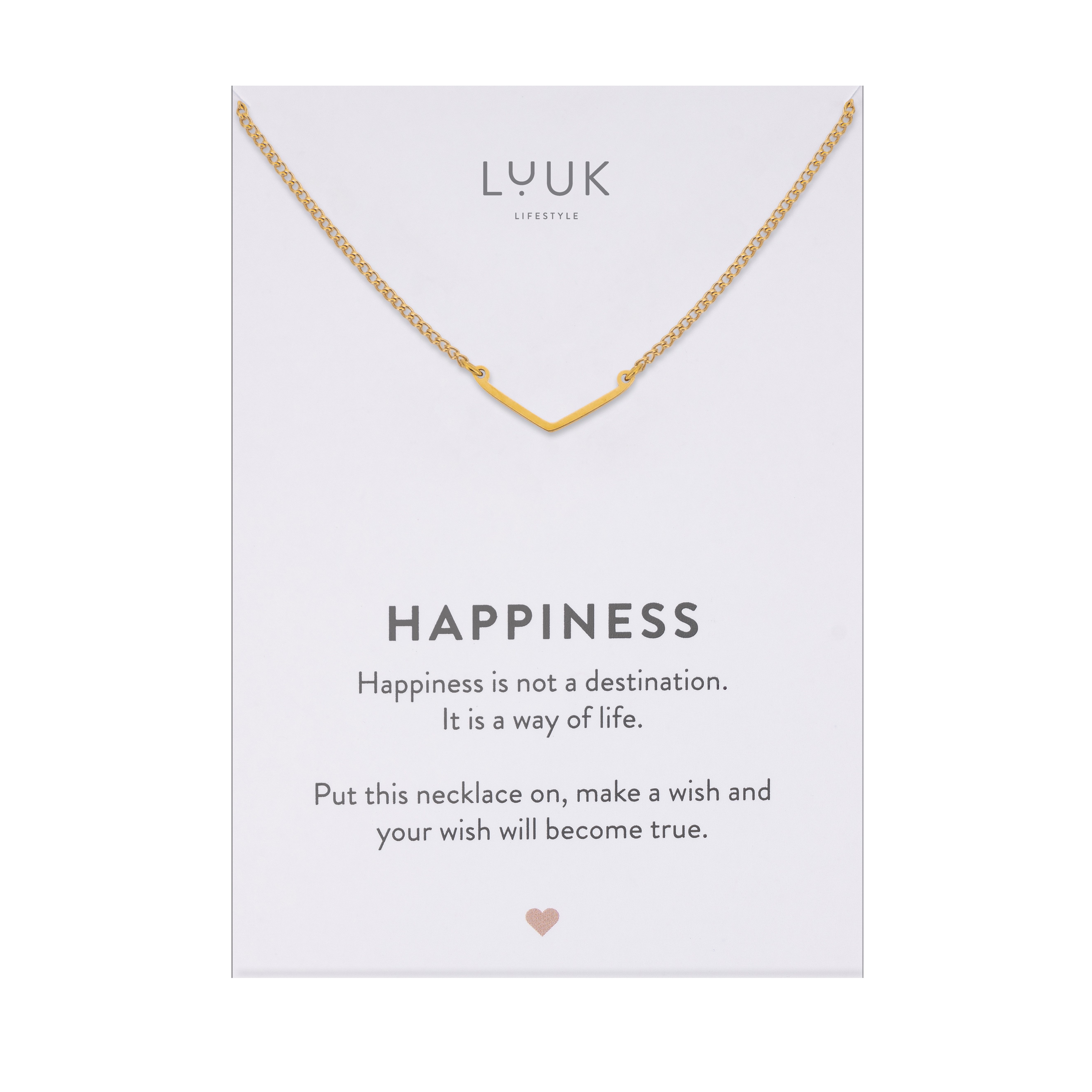 LUUK LIFESTYLE Kette mit Anhänger Chevron, günstig online kaufen