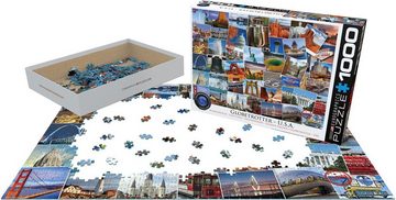 empireposter Puzzle Traumziele der USA - 1000 Teile Puzzle im Format 68x48 cm, Puzzleteile