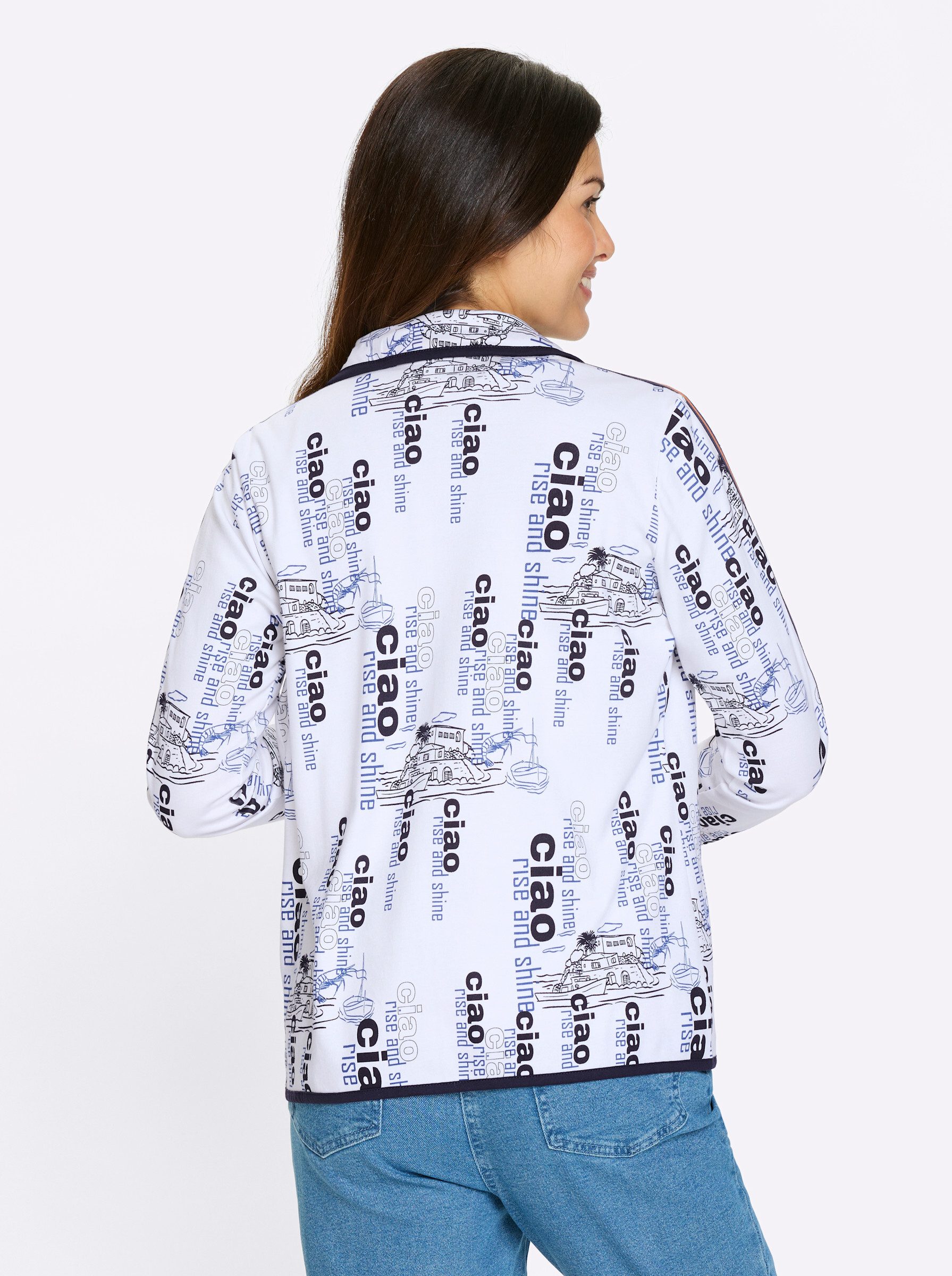 Sieh an! Shirtjacke Sweatjacke . günstig online kaufen