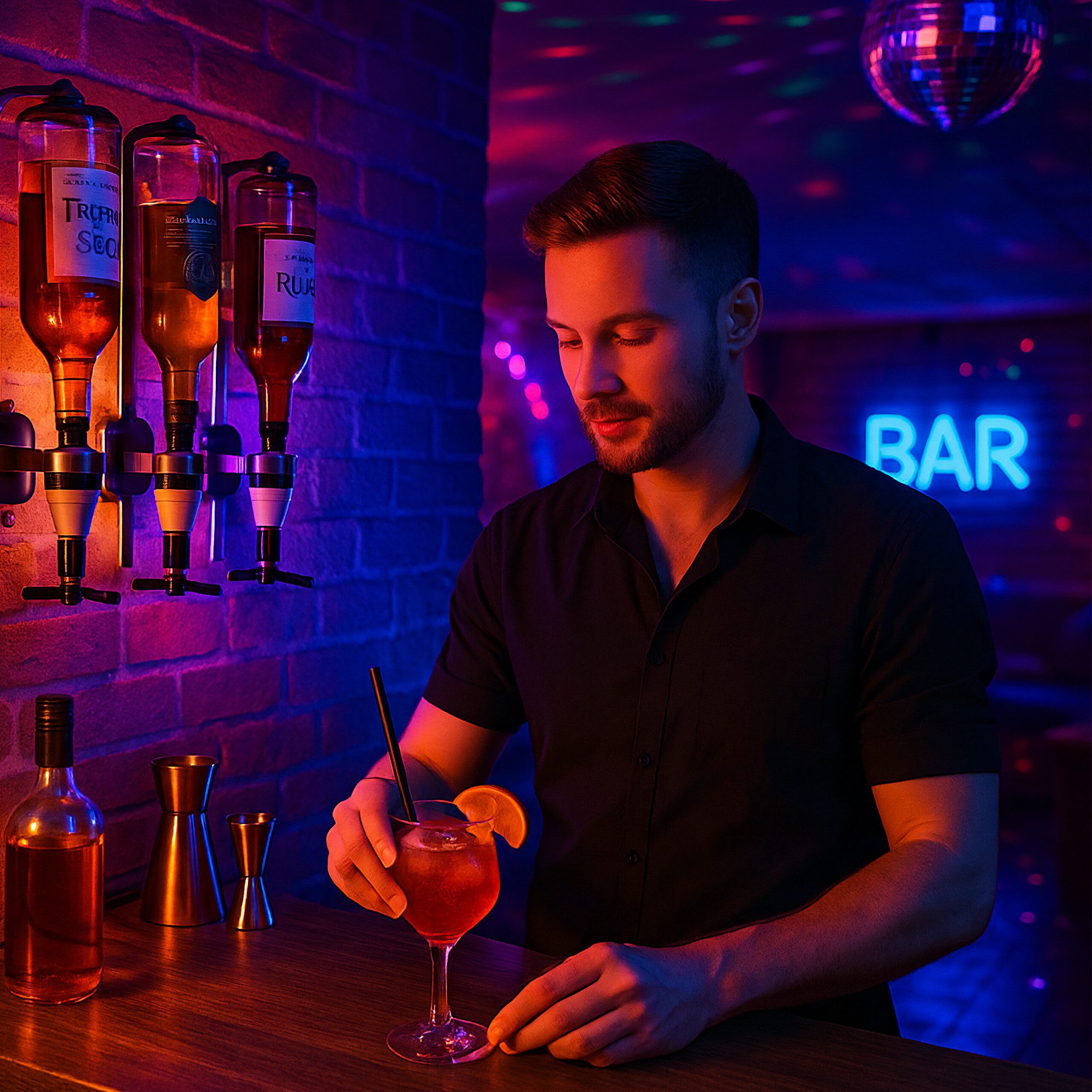 relaxdays Bar-Butler Barbutler Wand