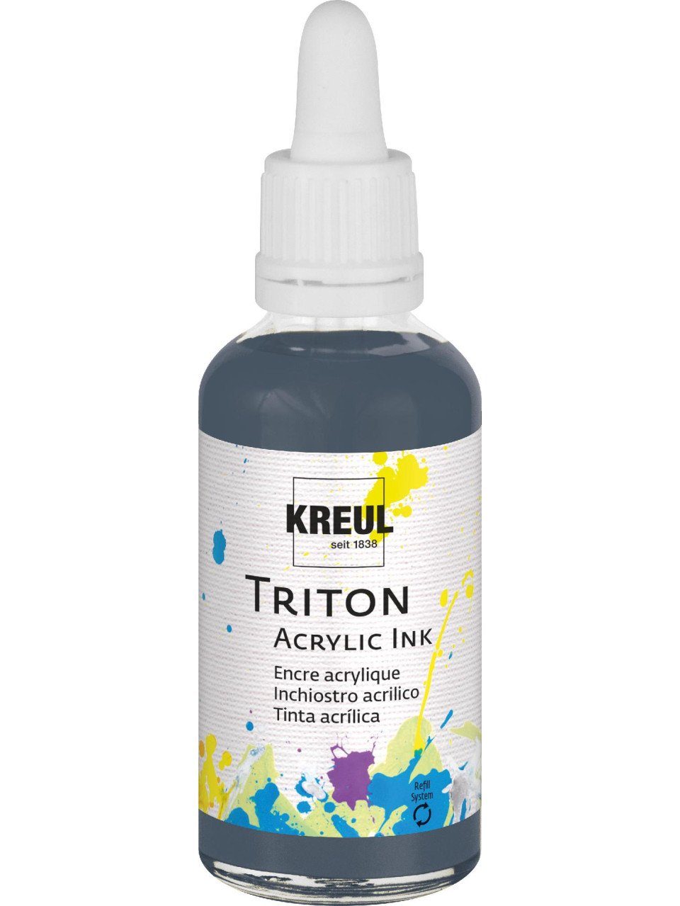 Kreul Künstlerstift Kreul Triton Acrylic Ink graphite 50 ml
