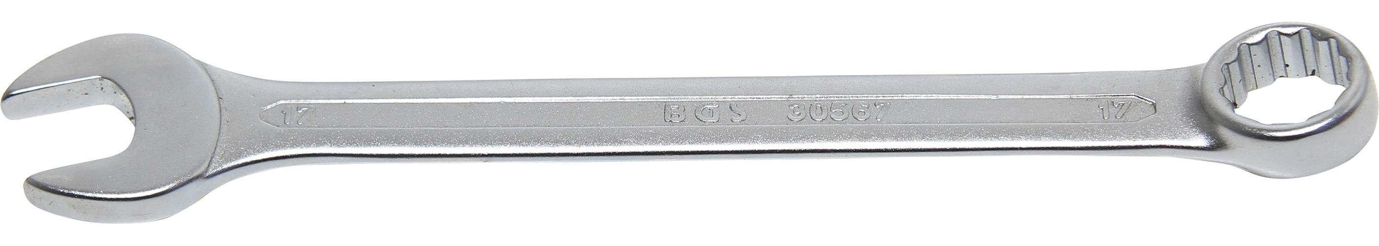 BGS technic Maulschlüssel Maul-Ringschlüssel, SW mm 17