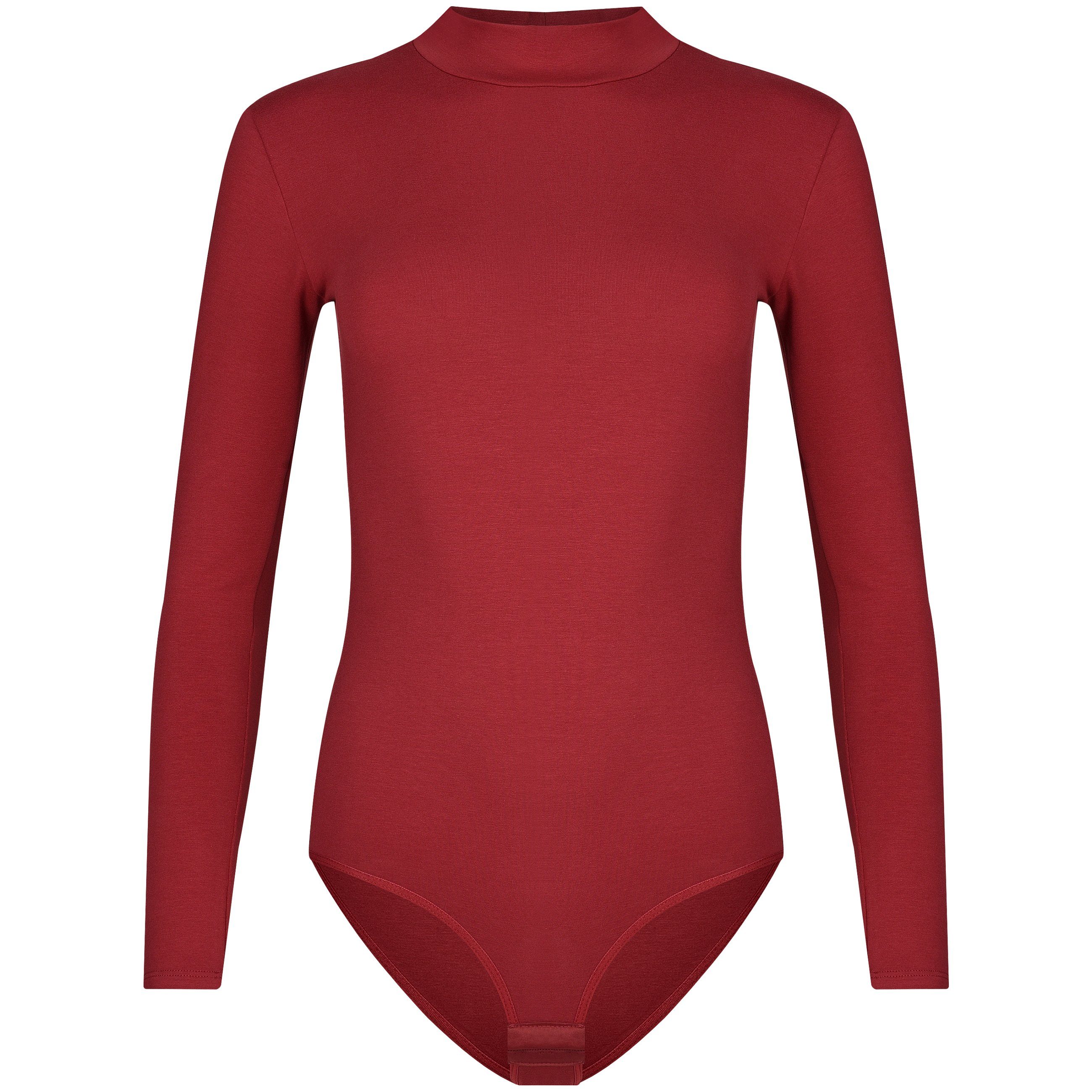 Evoni Body Langarm mit Halbkragen, Figurbetonte 95% Baumwolle günstig online kaufen