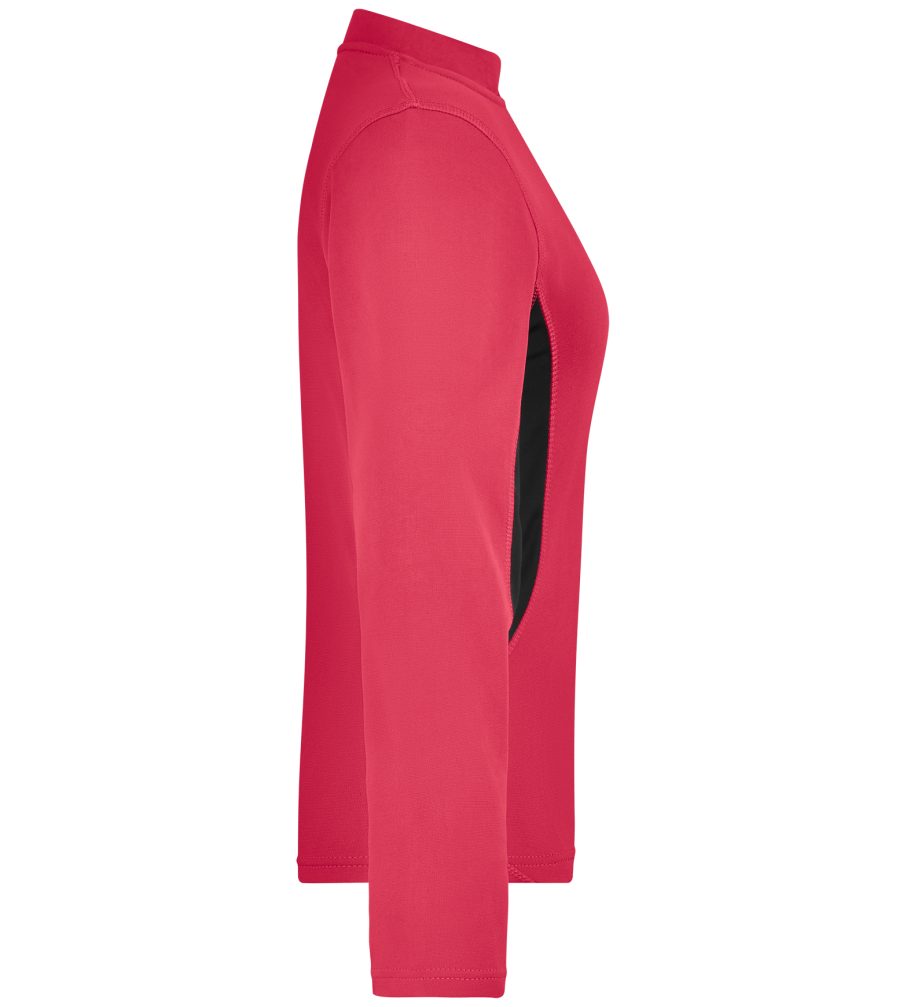 James & Nicholson Laufshirt Funktionelles Damen Langarm Laufshirt JN317 Atmungsaktiv, feuchtigkeitsregulierend und schnell trocknend