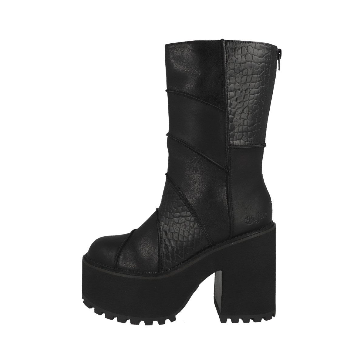 Buffalo Killah Patch Damen Stiefel Boots, Stiefeletten, Winterschuhe, Winterstiefel, Halbstiefel