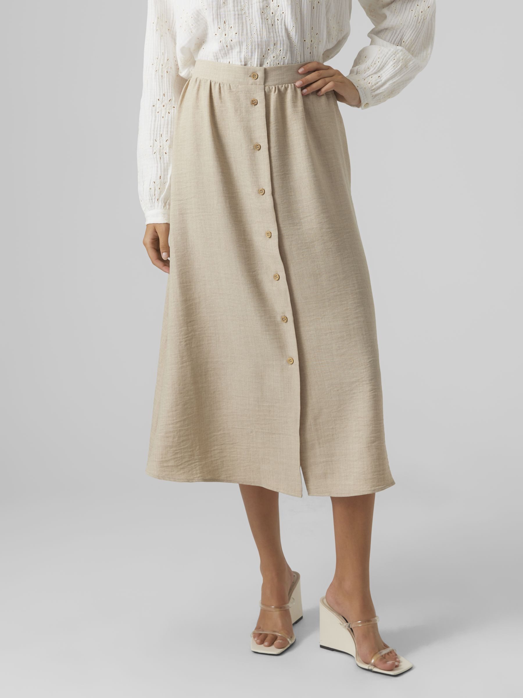 Vero Moda Maxirock VMMELANEY HW BUTTON günstig online kaufen