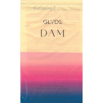 Glyde Kondome Glyde Dams 4 farbige Latex-Schutztücher (Lecktücher) mit Duft Variante: Mix, 4 St., seidenweiche Latex-Tücher für Oralverkehr, 4 x 25 Lecktücher (Cola, Strawberry, Vanilla, Wildberry)