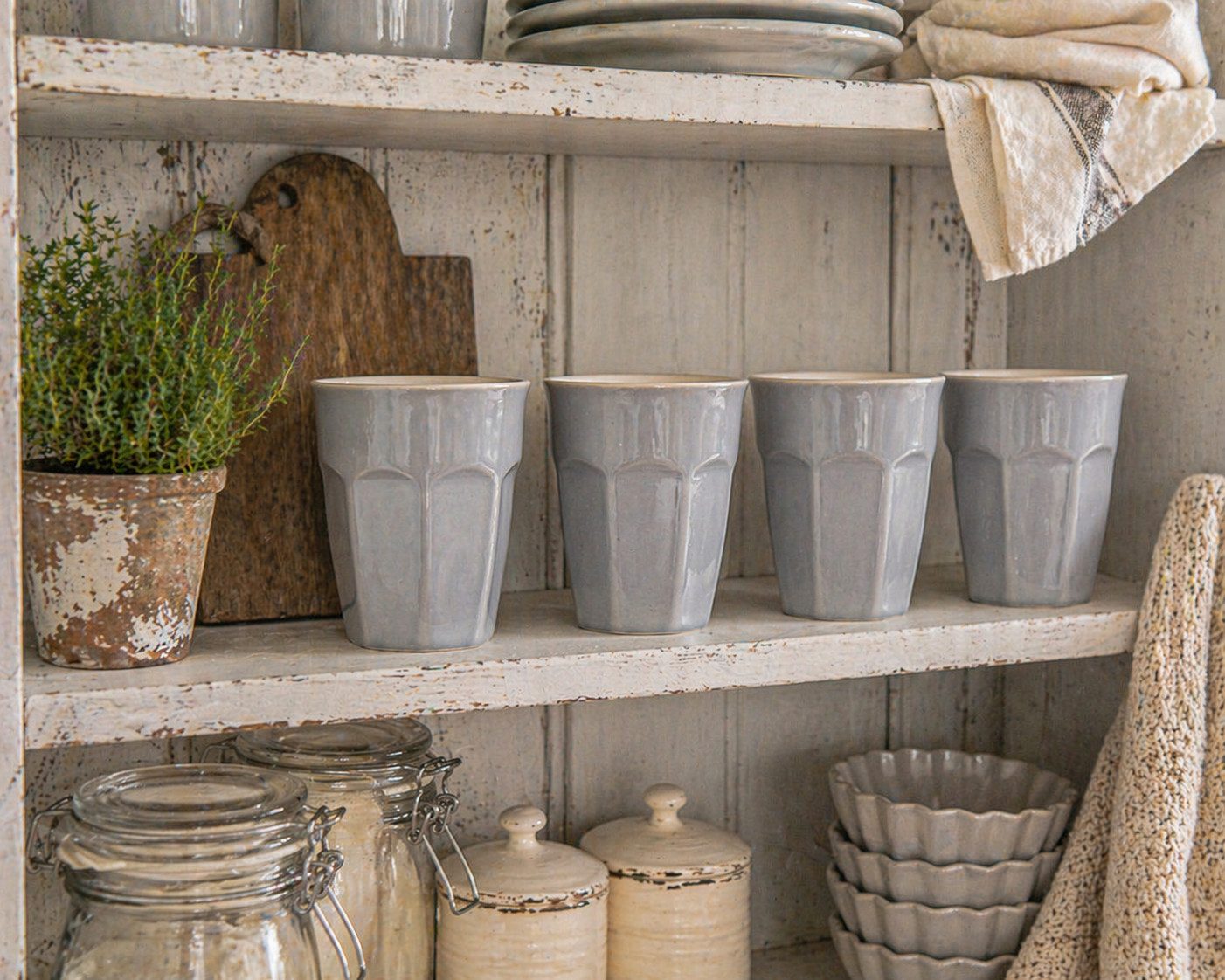 Ib Laursen Becher IB Laursen Café Latte Becher Mynte® French Grey