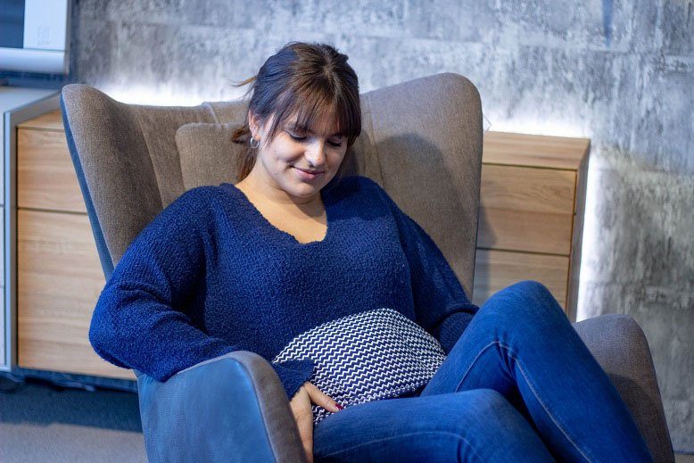 herbalind Kirschkernkissen 3 Kammer Kirschkernkissen, 1-tlg., sowohl als Wärme- und auch als Kältekissen verwendbar