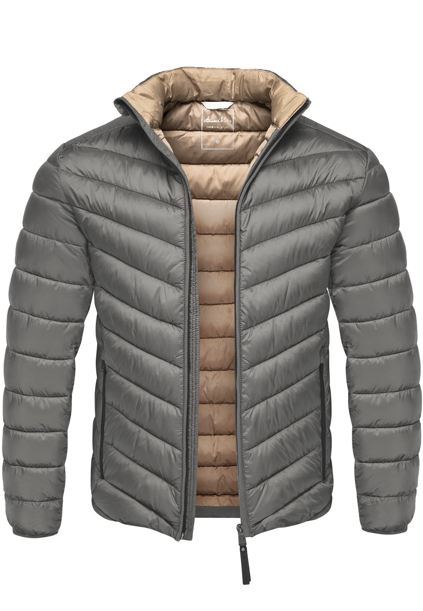 Amaci&Sons Steppjacke CHANDLER Steppjacke Herren gefütterte günstig online kaufen