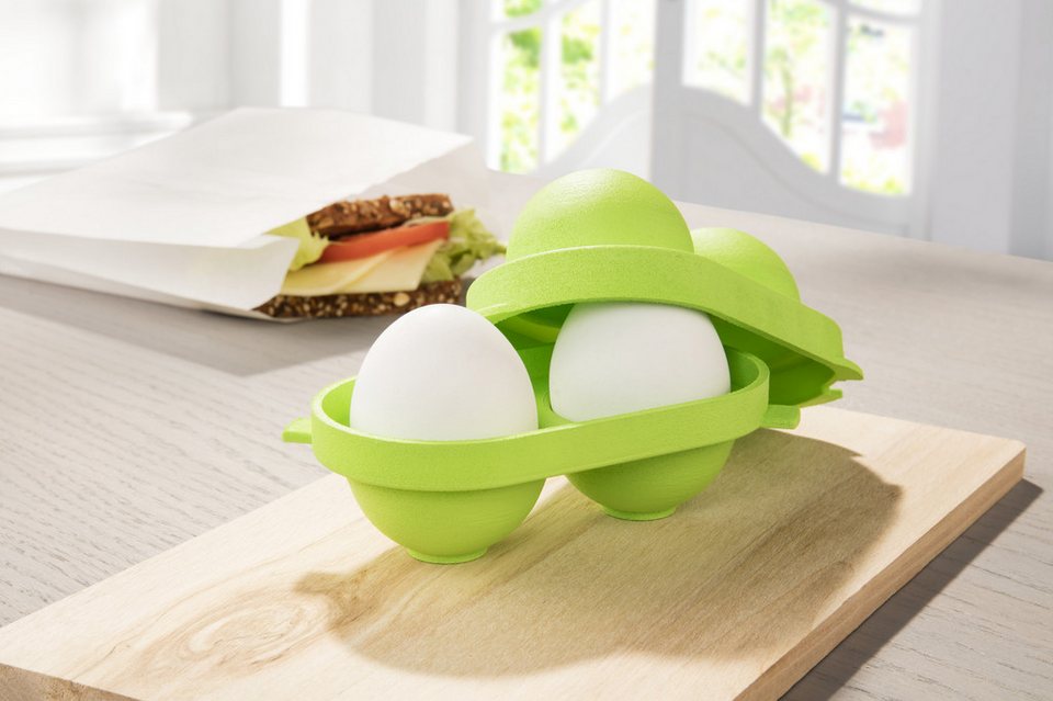 Ruco Lunchbox Eierbox, 2er Set, Kunststoff, (2-tlg), Transportbox, Eierkorb, 2 Stück, Made in Germany, Snackbox