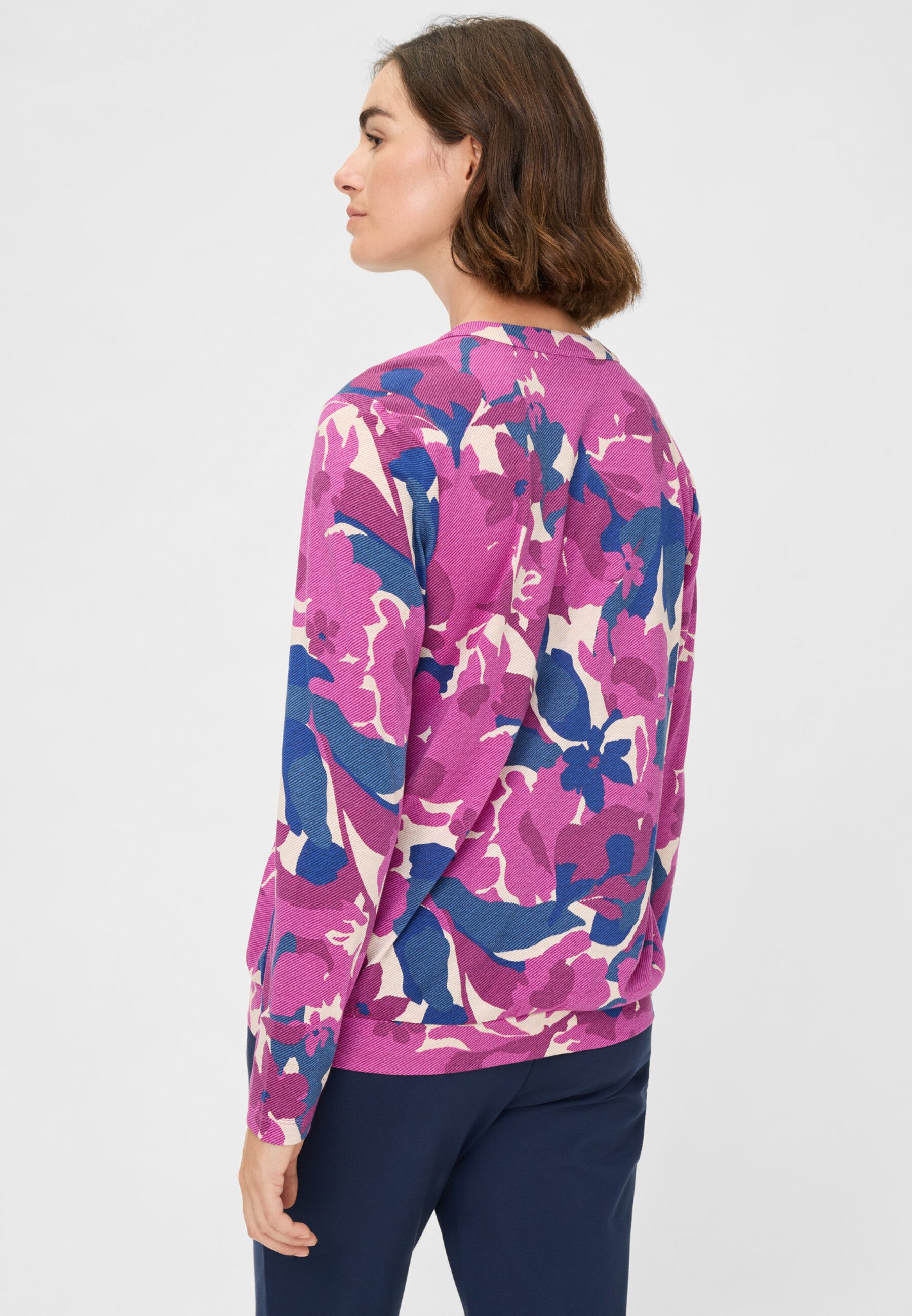 Olsen T-Shirt Shirt mit Tunika-Ausschnitt