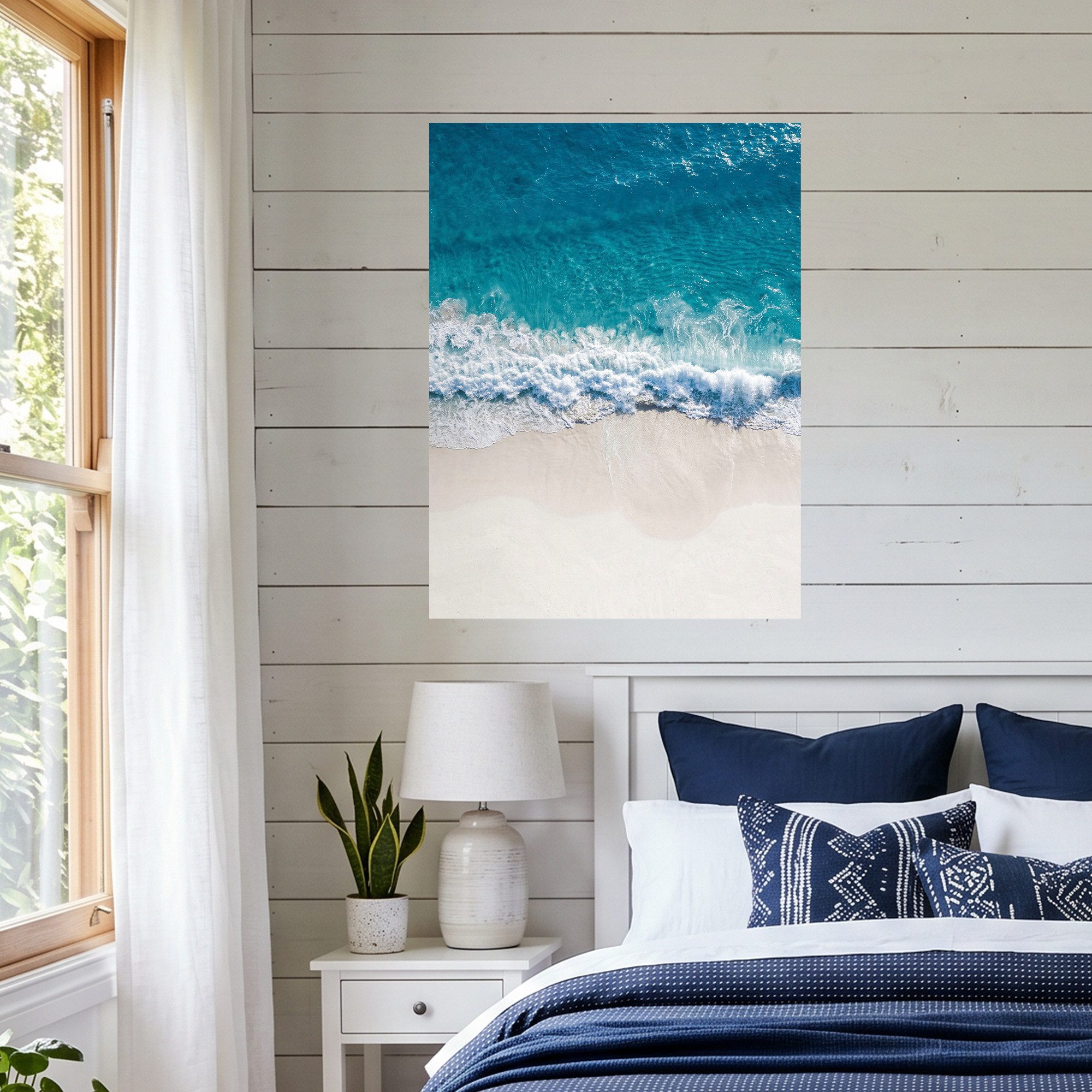 OTTO home Wandbild Strand von oben I, Meer Bilder (1 St), als Poster oder Leinwandbild in verschied. Größen