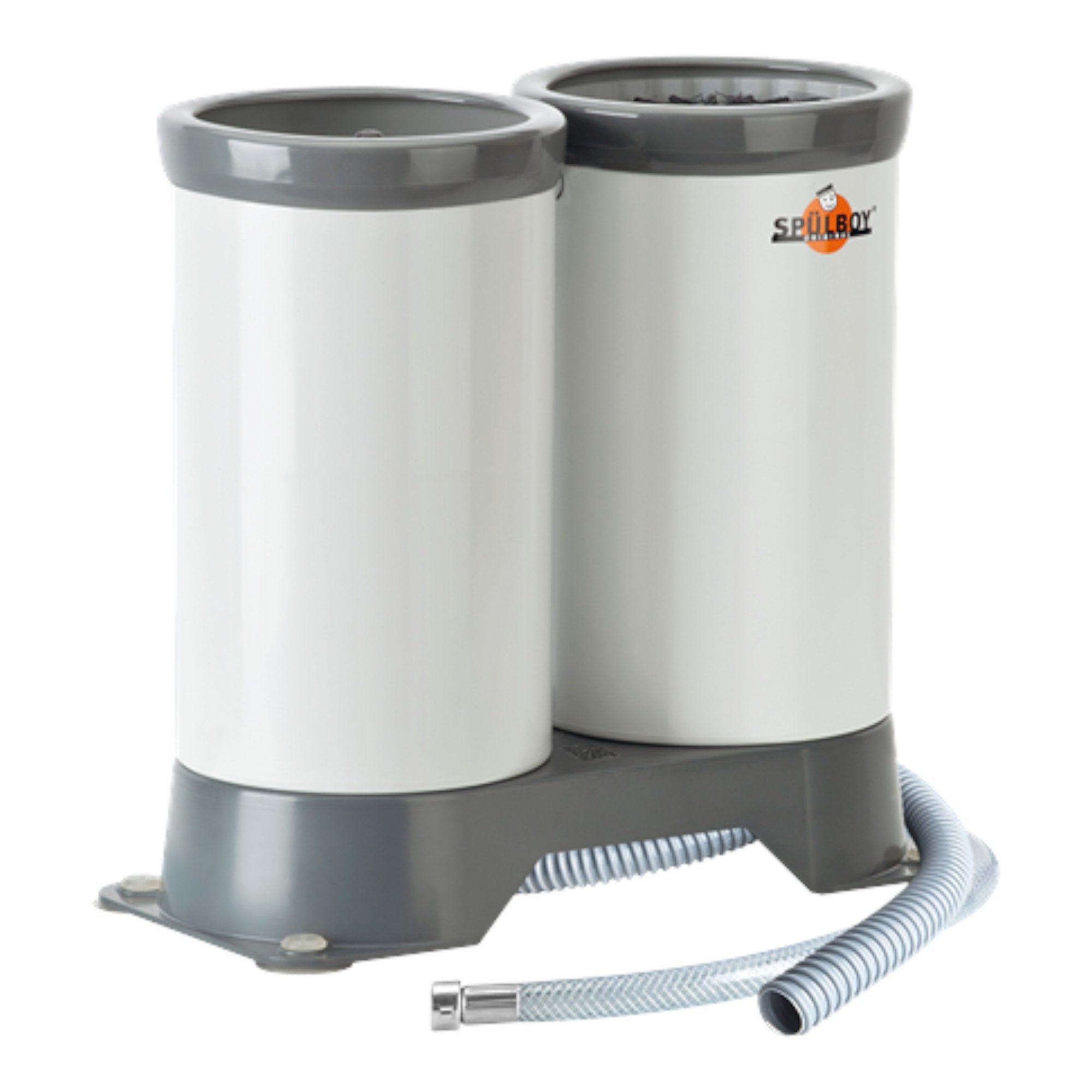 SPÜLBOY® Geschirrspüleinsatz Gläserspülgerät Gläserdruckspülgerät Spülboy Typ 3 klein grau portable