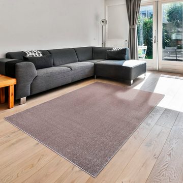 Teppich »Pieter«, my home, rechteckig, Höhe: 9 mm, mit besonders weichem Flor, Kurzflor,Design-Teppich mit Melange-Effekt